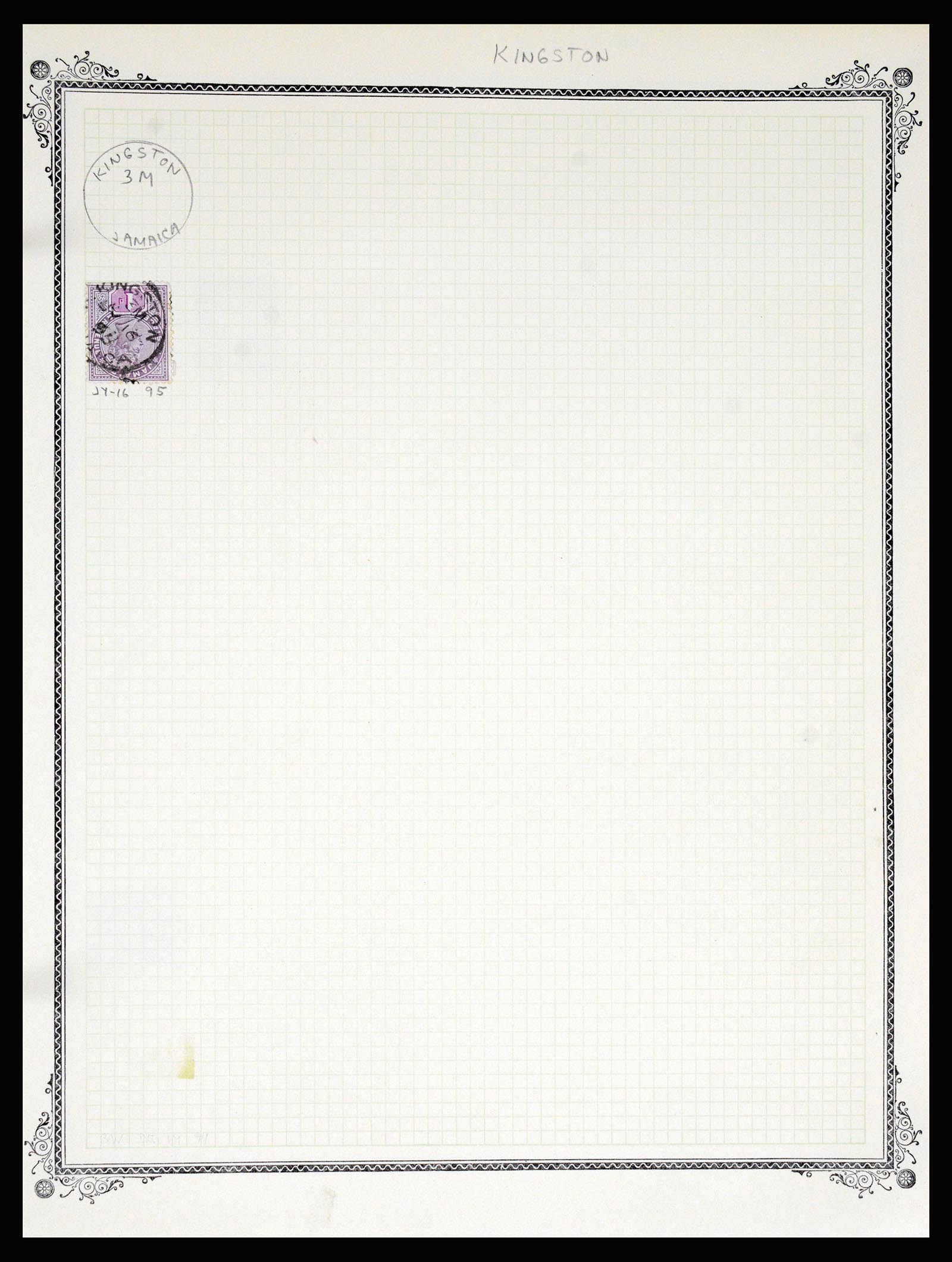 36195 1087 - Postzegelverzameling 36195 Jamaica stempelverzameling 1857-1960.
