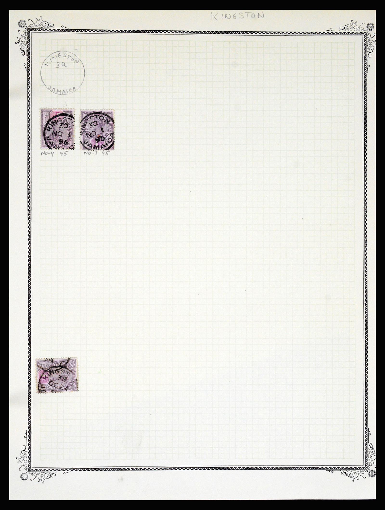 36195 1088 - Postzegelverzameling 36195 Jamaica stempelverzameling 1857-1960.