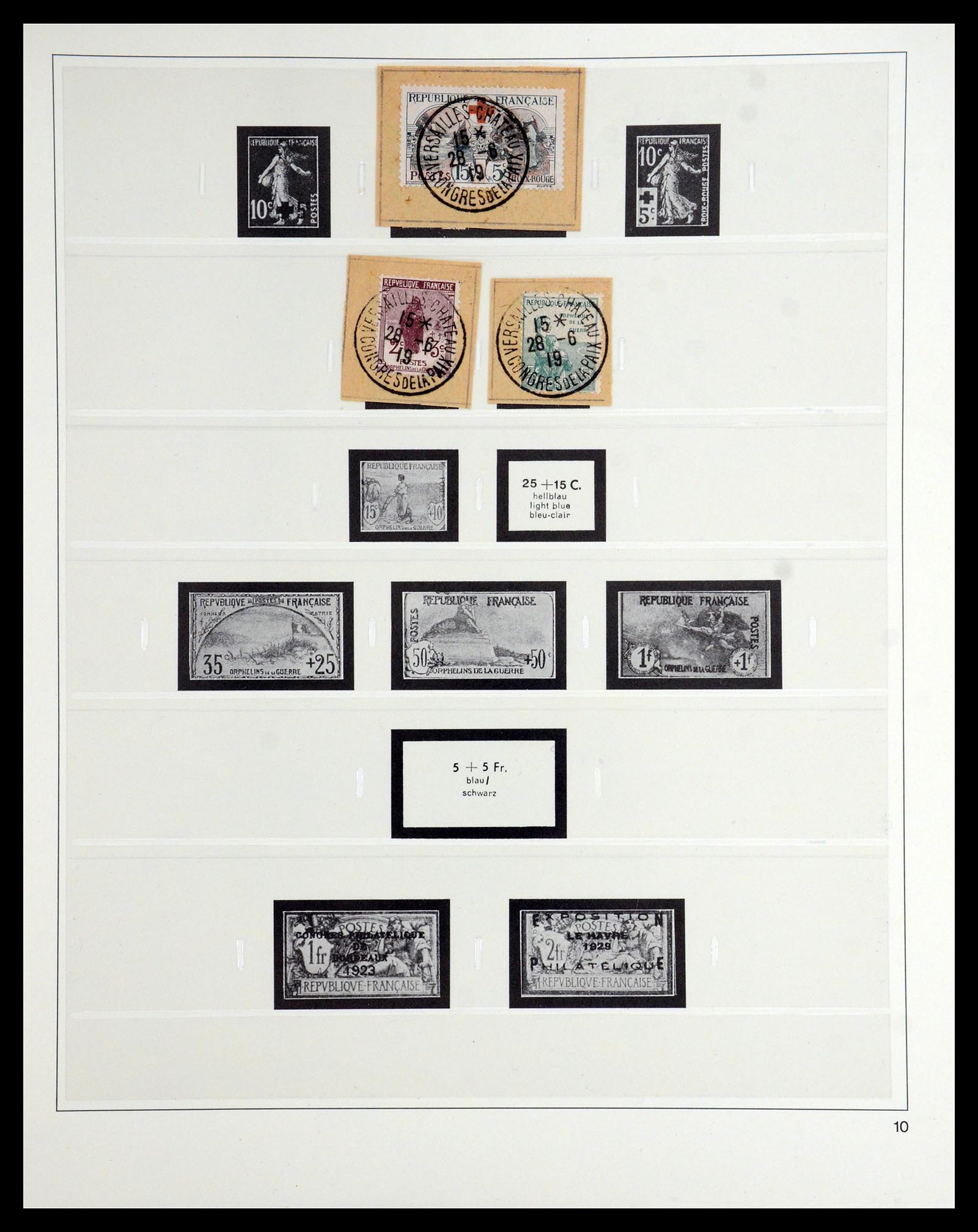 36201 0004 - Postzegelverzameling 36201 Frankrijk 1900-2019!