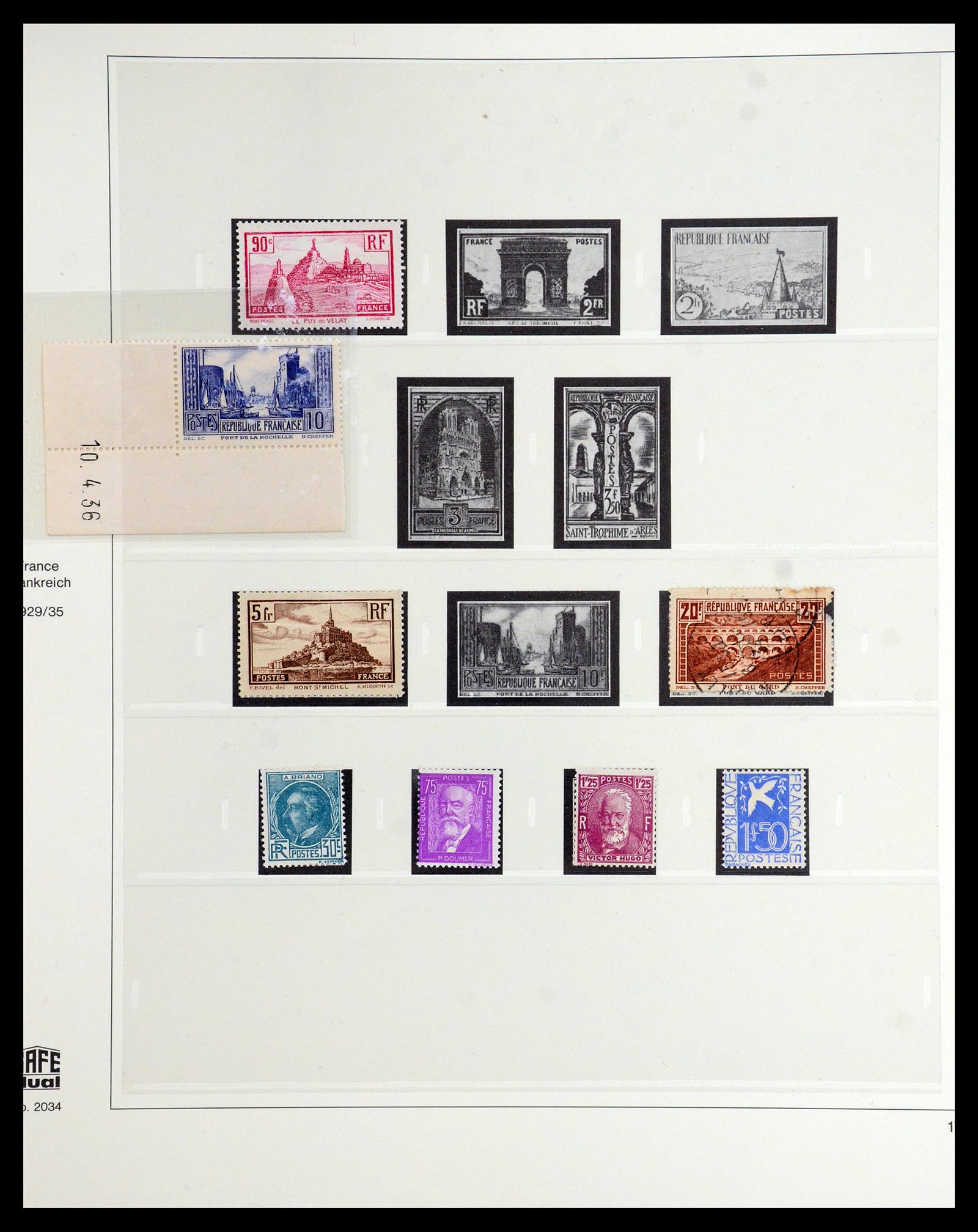 36201 0009 - Postzegelverzameling 36201 Frankrijk 1900-2019!