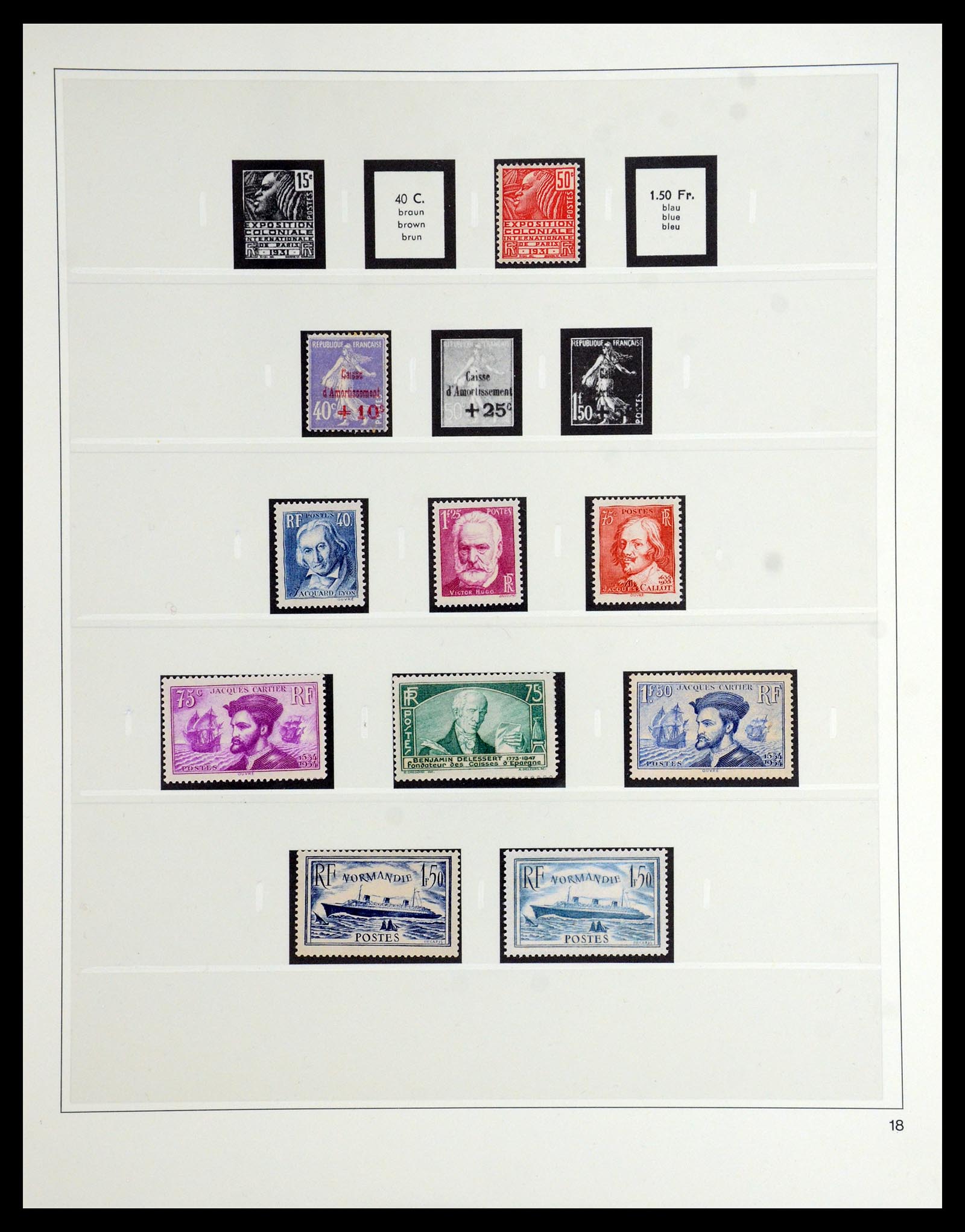 36201 0010 - Postzegelverzameling 36201 Frankrijk 1900-2019!