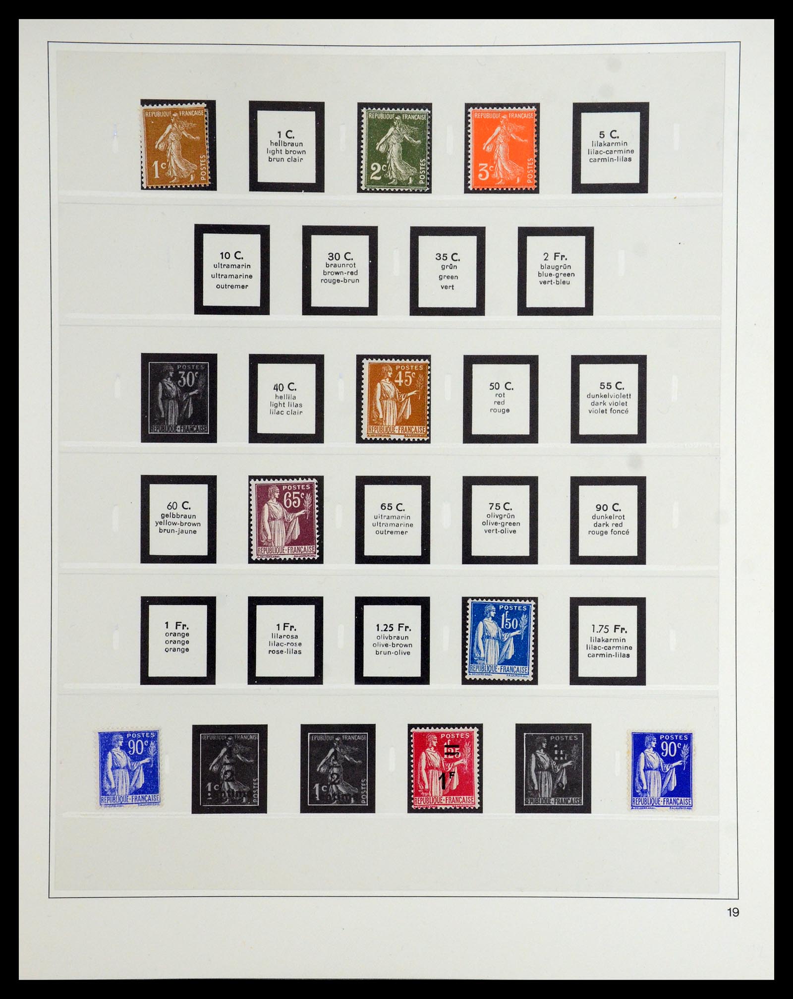 36201 0011 - Postzegelverzameling 36201 Frankrijk 1900-2019!