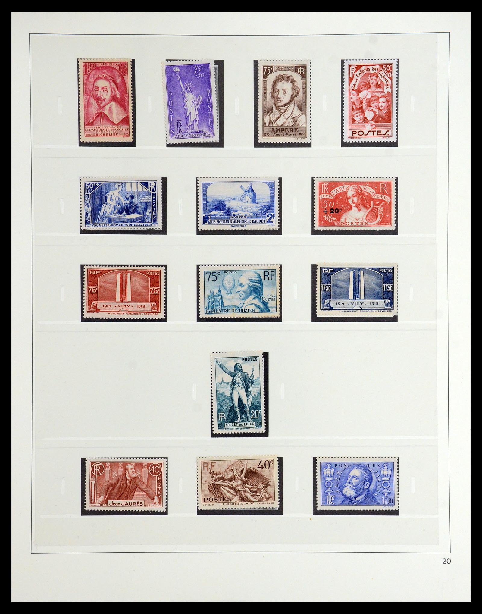 36201 0012 - Postzegelverzameling 36201 Frankrijk 1900-2019!