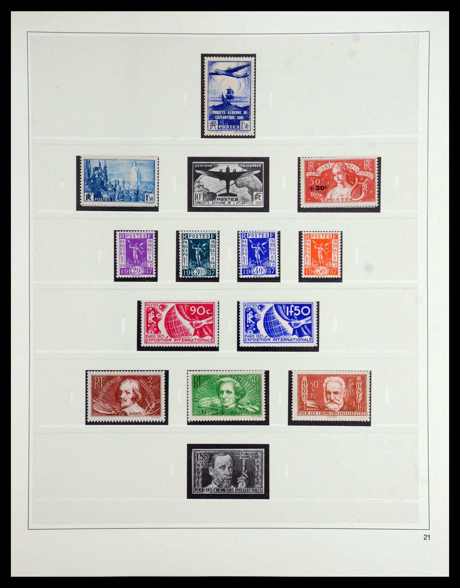 36201 0013 - Postzegelverzameling 36201 Frankrijk 1900-2019!