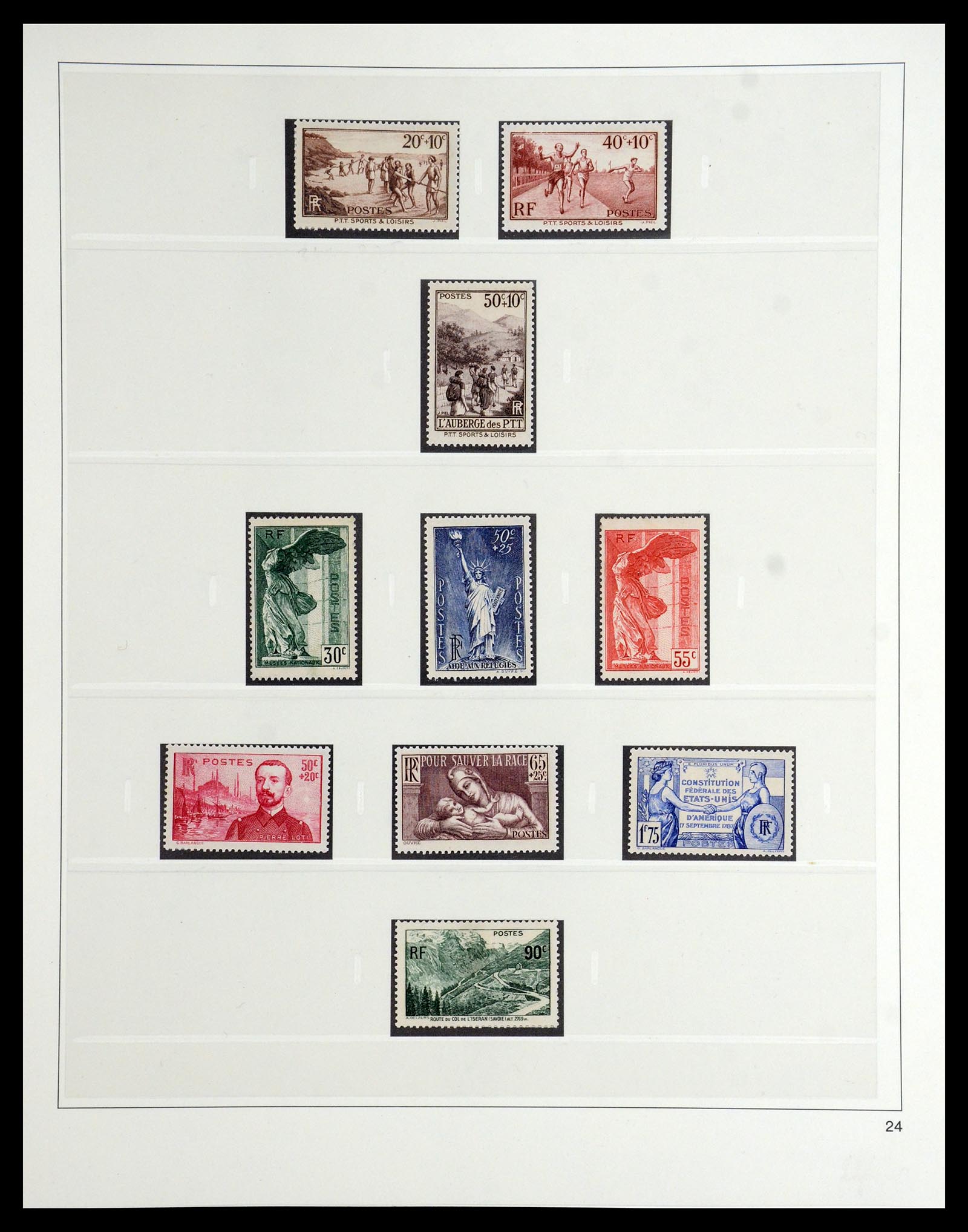 36201 0015 - Postzegelverzameling 36201 Frankrijk 1900-2019!