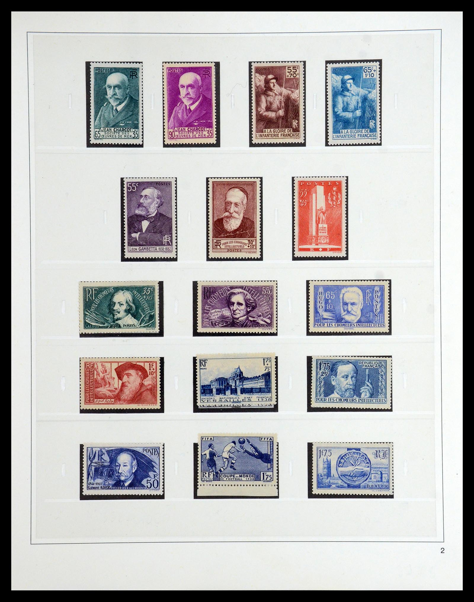 36201 0019 - Postzegelverzameling 36201 Frankrijk 1900-2019!