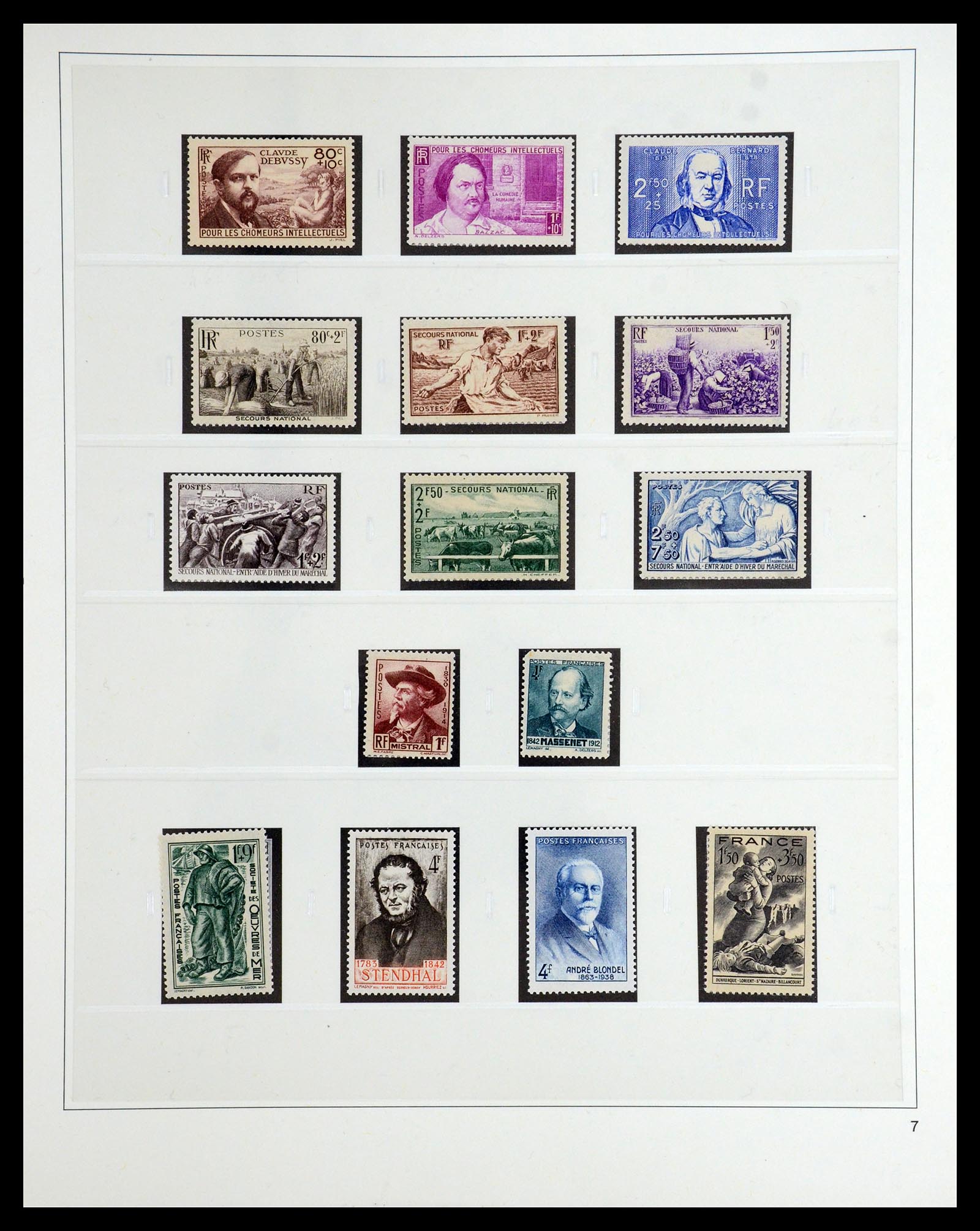 36201 0024 - Postzegelverzameling 36201 Frankrijk 1900-2019!