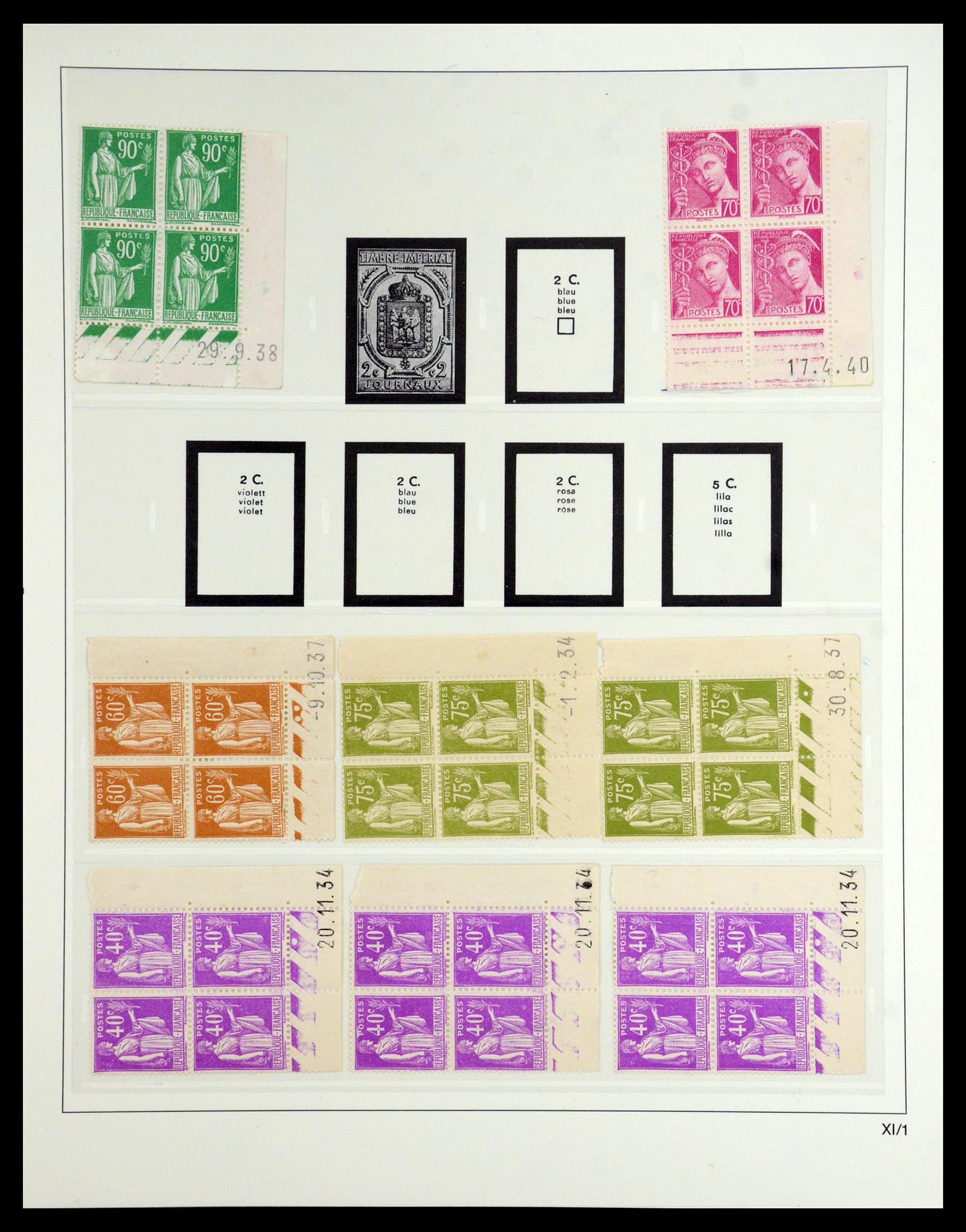 36201 0035 - Postzegelverzameling 36201 Frankrijk 1900-2019!