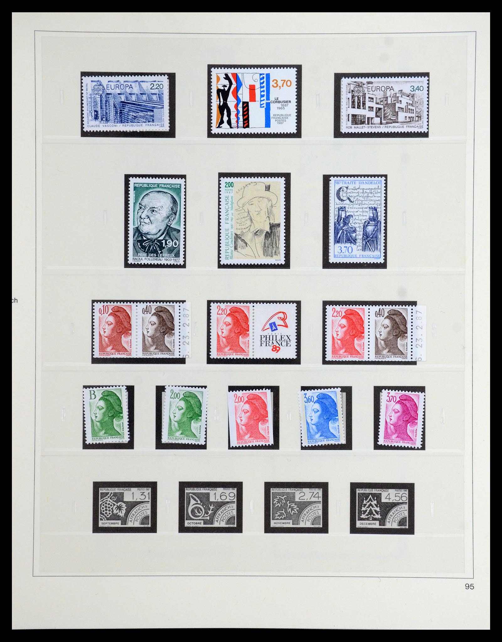 36201 0040 - Postzegelverzameling 36201 Frankrijk 1900-2019!
