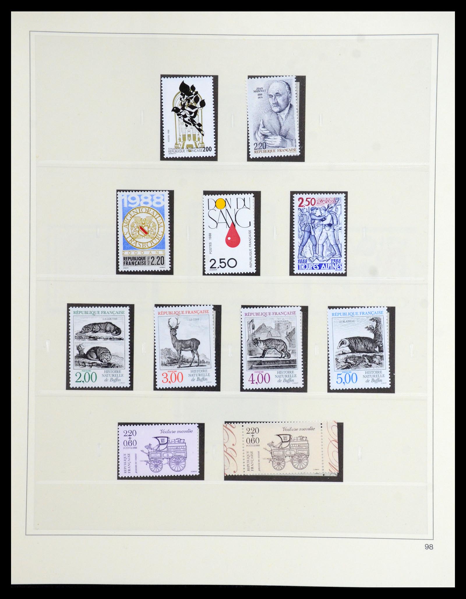 36201 0044 - Postzegelverzameling 36201 Frankrijk 1900-2019!