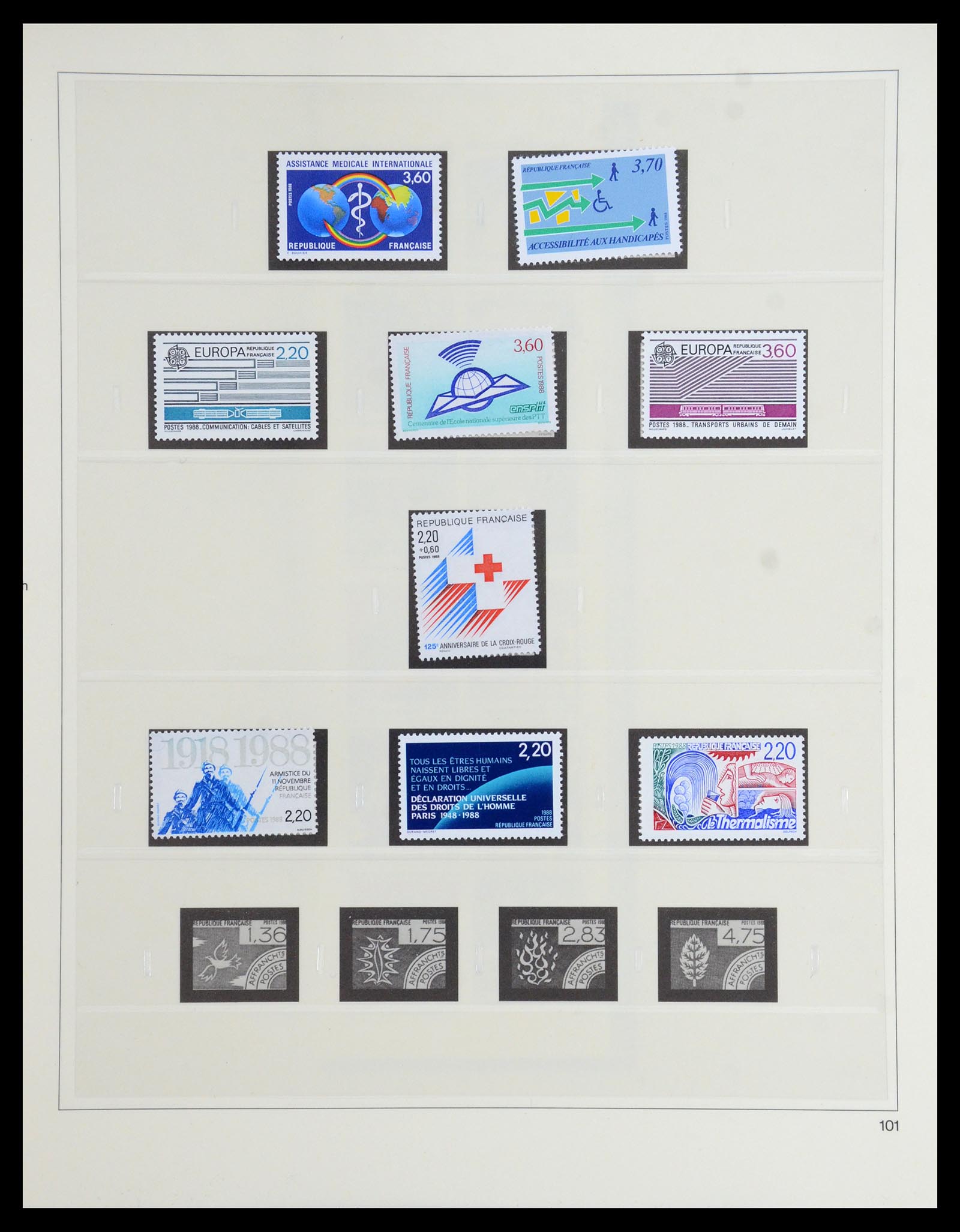 36201 0047 - Postzegelverzameling 36201 Frankrijk 1900-2019!