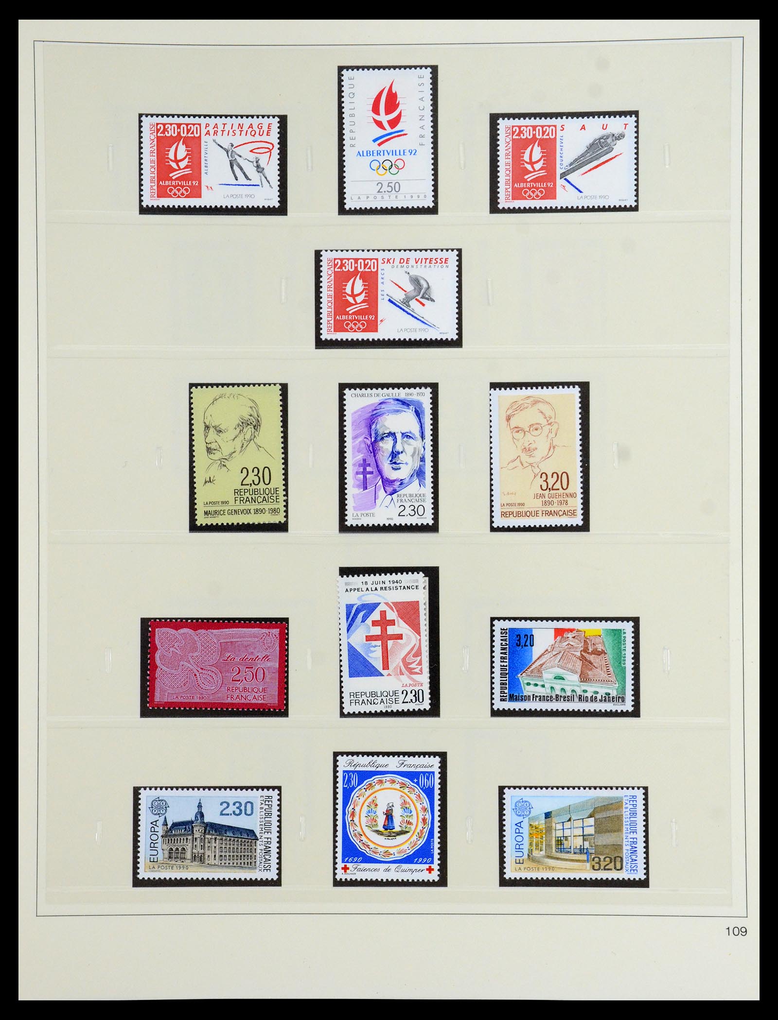 36201 0060 - Postzegelverzameling 36201 Frankrijk 1900-2019!