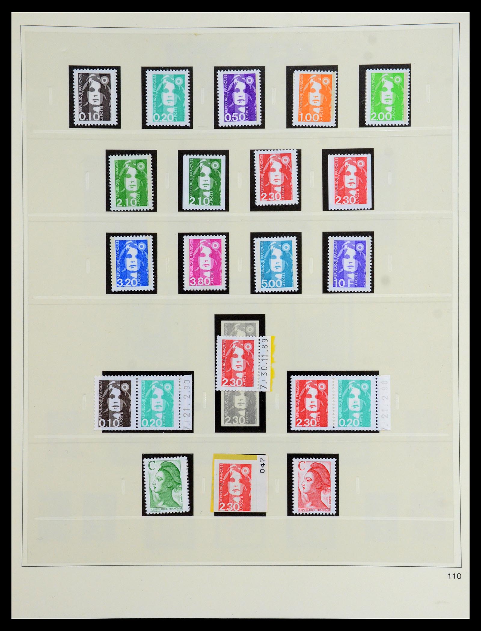 36201 0061 - Postzegelverzameling 36201 Frankrijk 1900-2019!