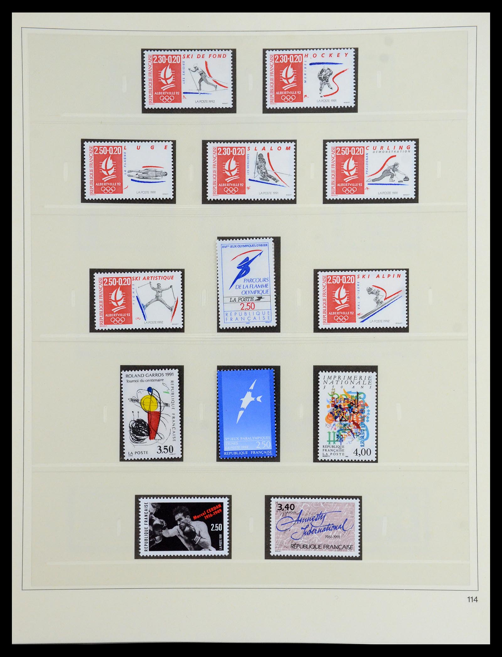 36201 0066 - Postzegelverzameling 36201 Frankrijk 1900-2019!