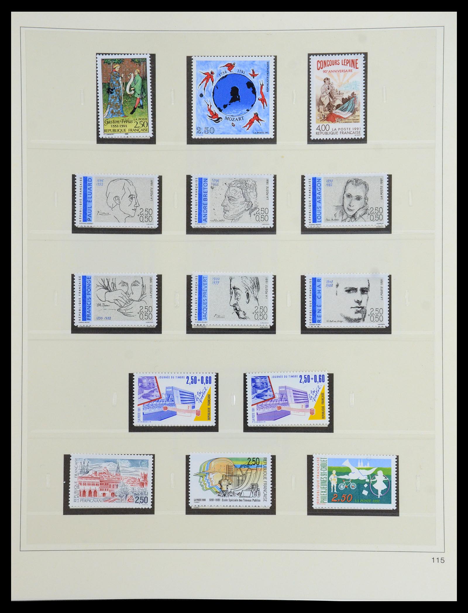 36201 0067 - Postzegelverzameling 36201 Frankrijk 1900-2019!