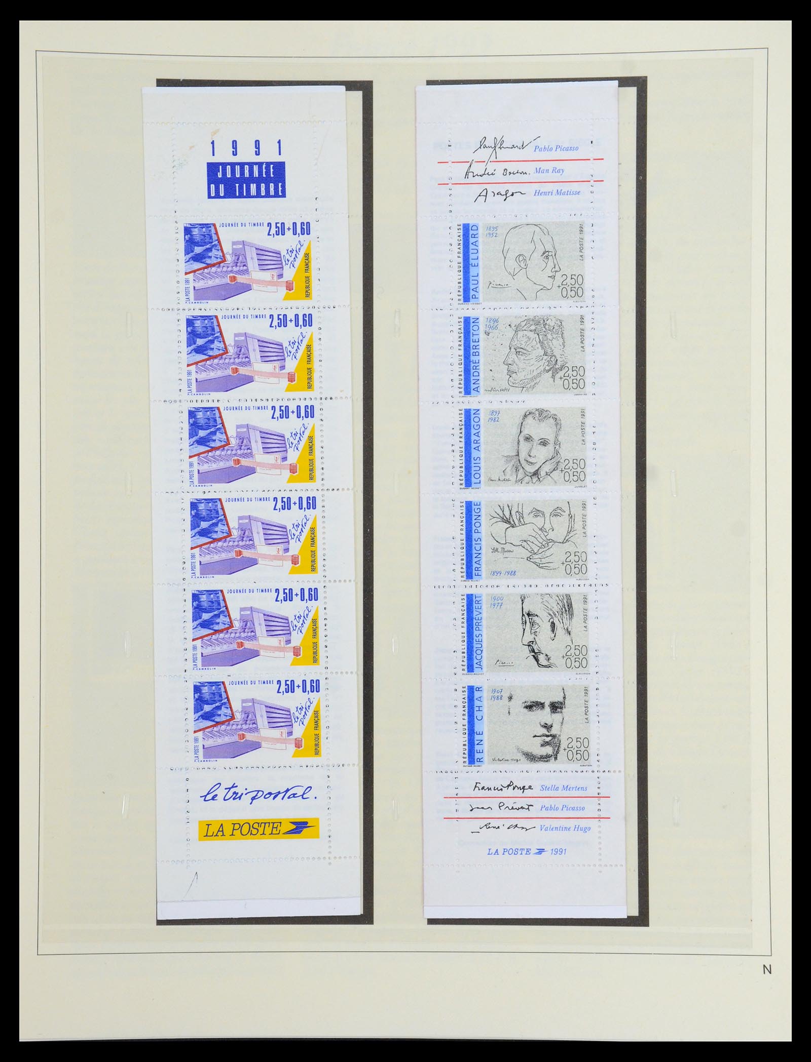 36201 0071 - Postzegelverzameling 36201 Frankrijk 1900-2019!