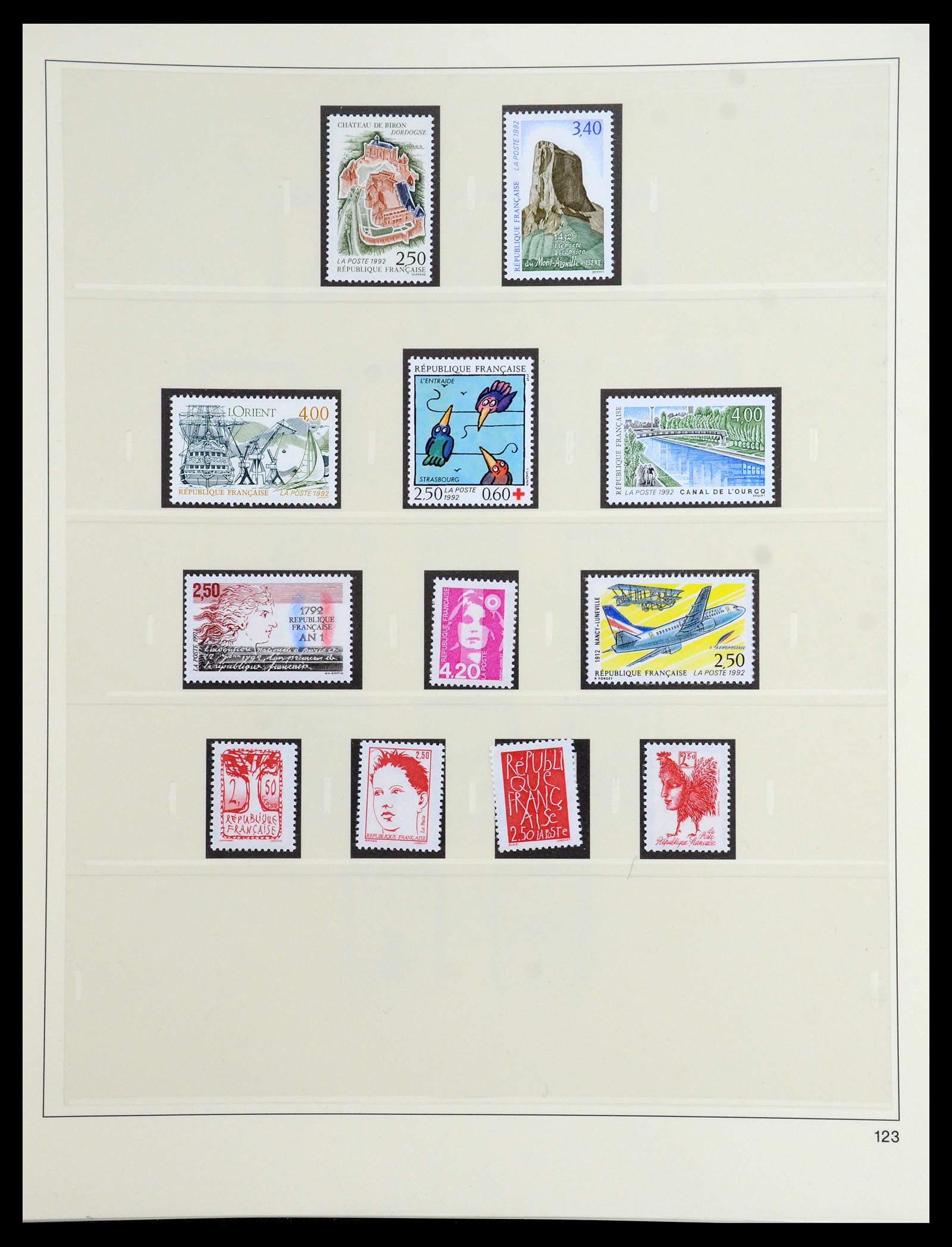 36201 0076 - Postzegelverzameling 36201 Frankrijk 1900-2019!