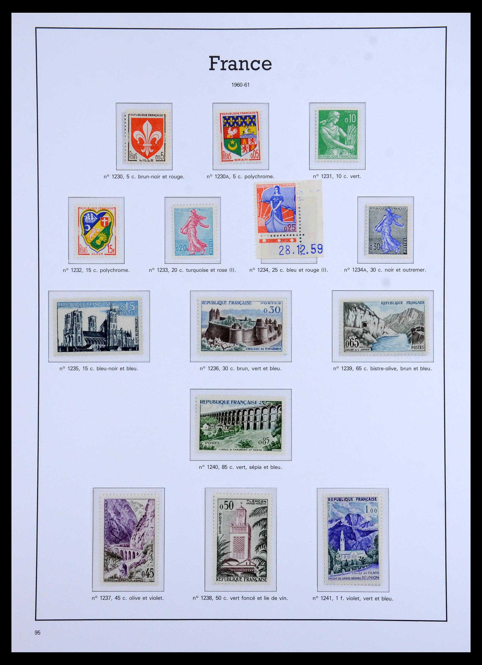 36201 0087 - Postzegelverzameling 36201 Frankrijk 1900-2019!