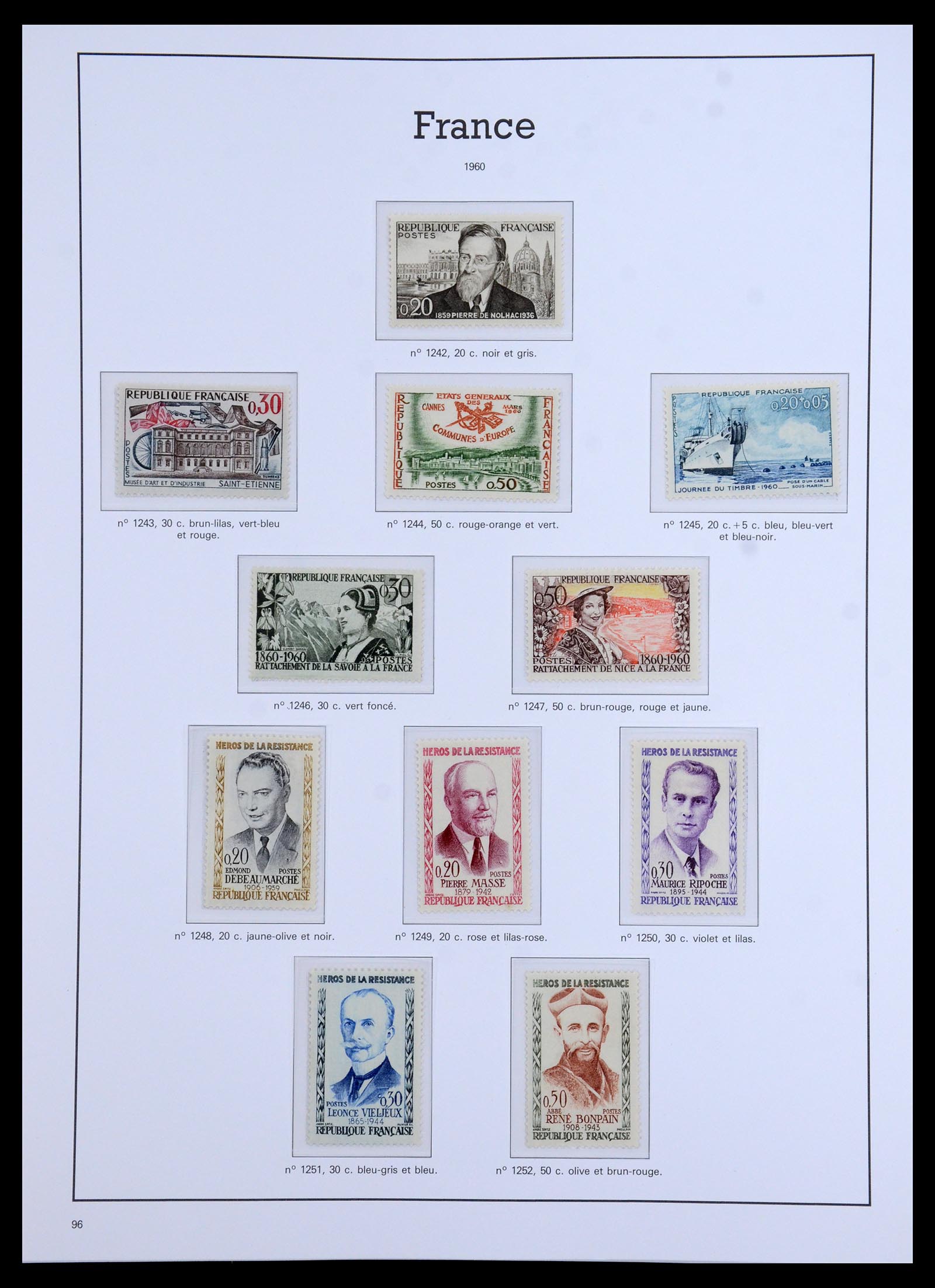 36201 0088 - Postzegelverzameling 36201 Frankrijk 1900-2019!