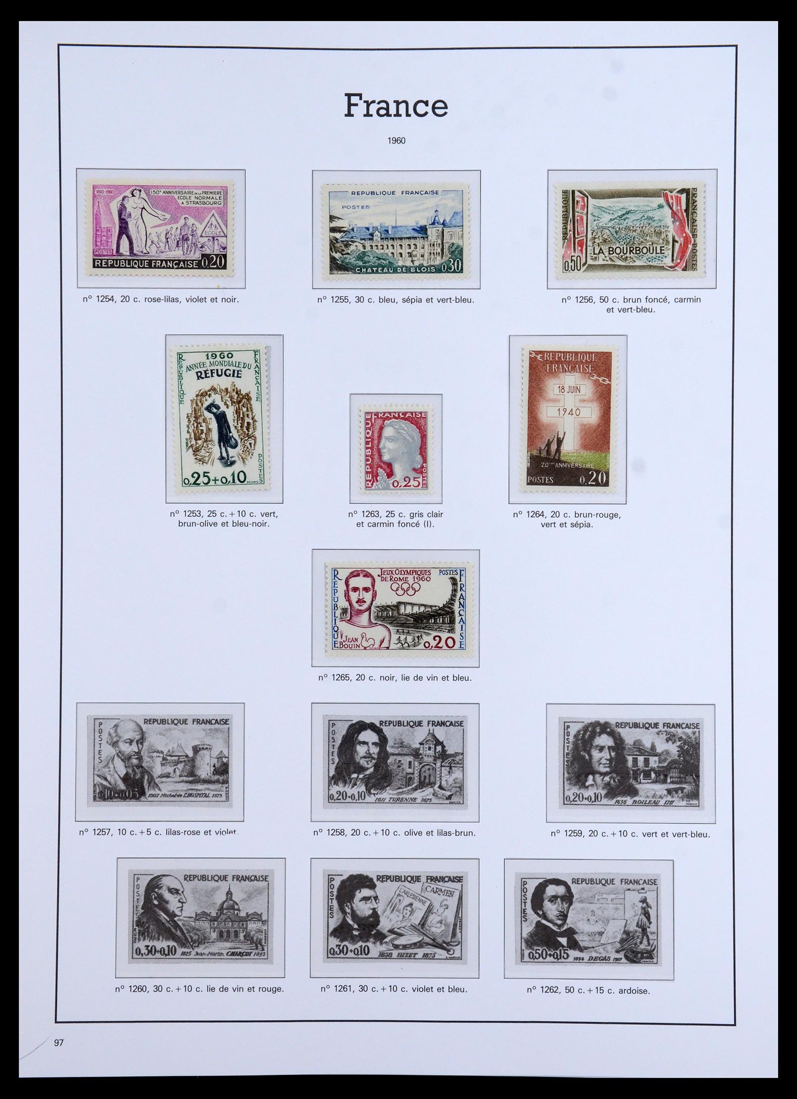 36201 0089 - Postzegelverzameling 36201 Frankrijk 1900-2019!