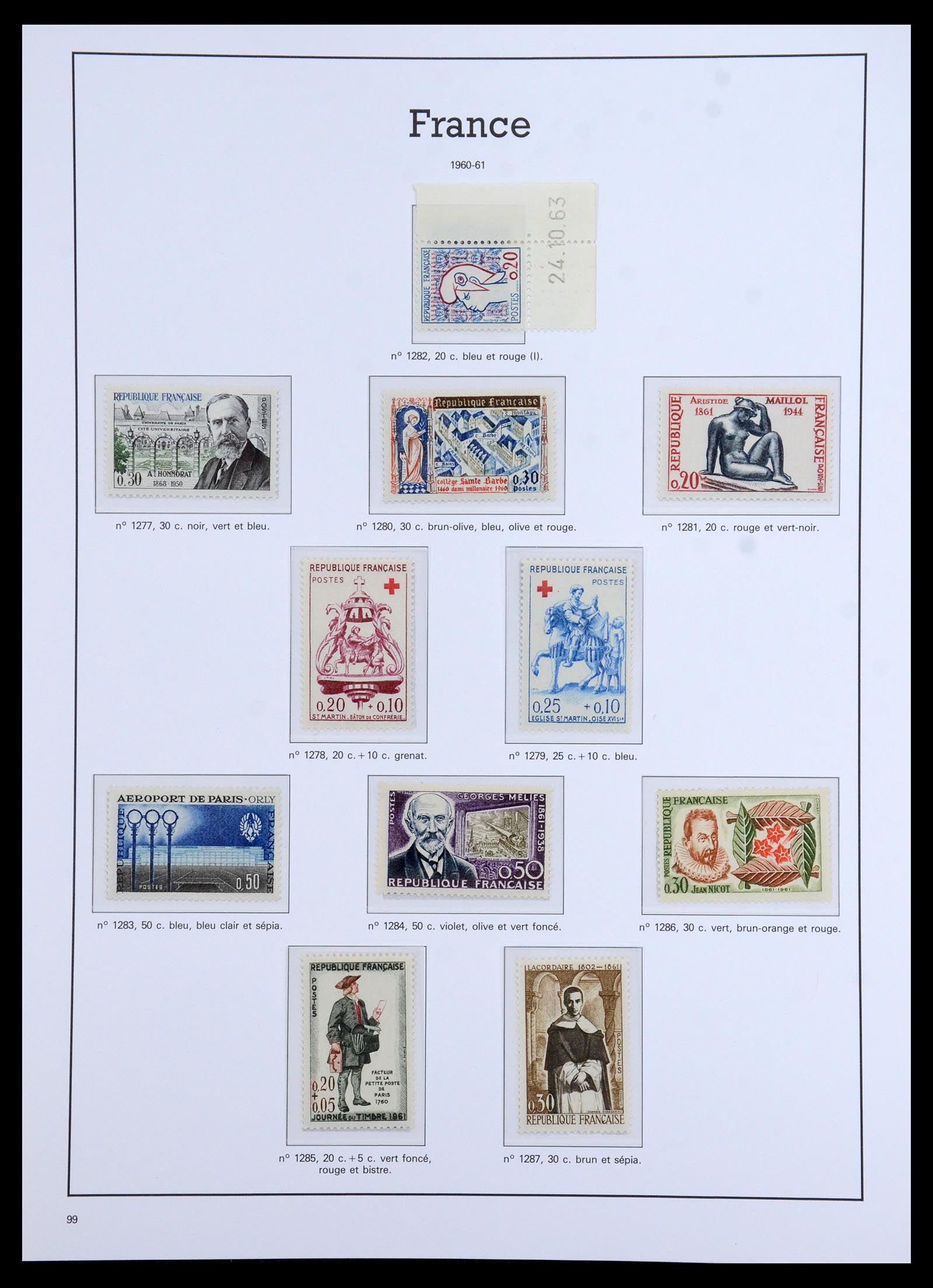 36201 0091 - Postzegelverzameling 36201 Frankrijk 1900-2019!