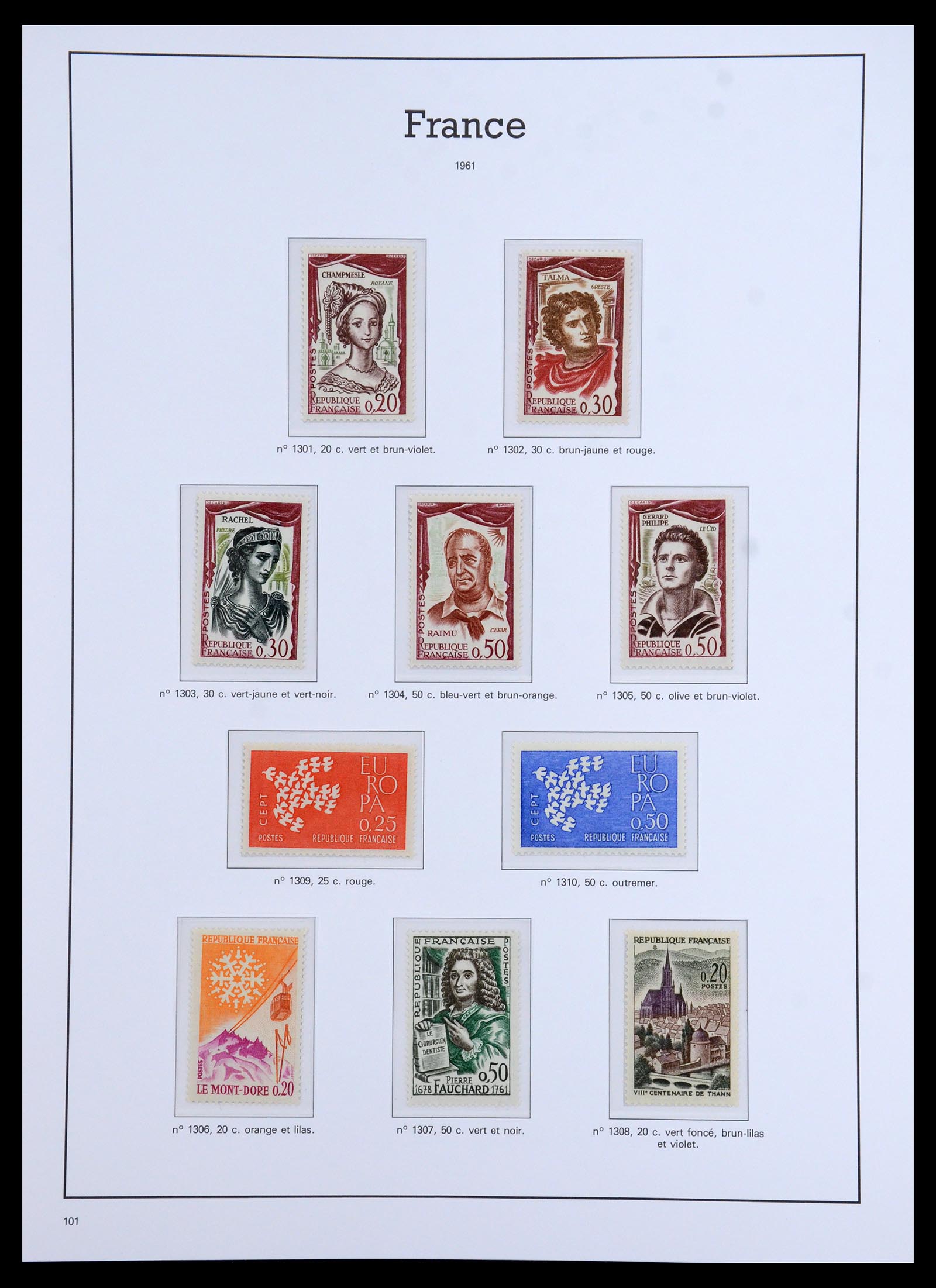 36201 0093 - Postzegelverzameling 36201 Frankrijk 1900-2019!