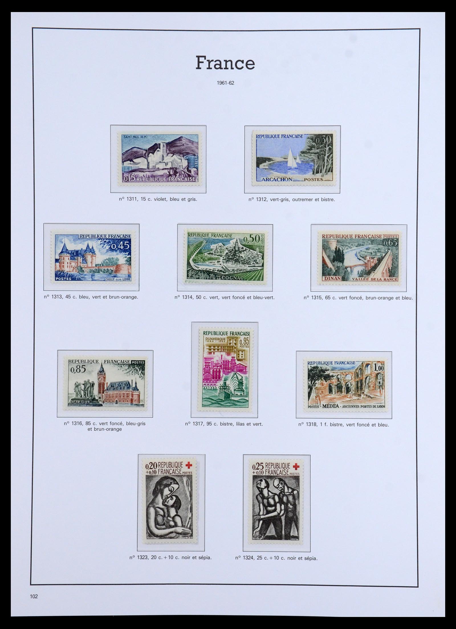 36201 0094 - Postzegelverzameling 36201 Frankrijk 1900-2019!