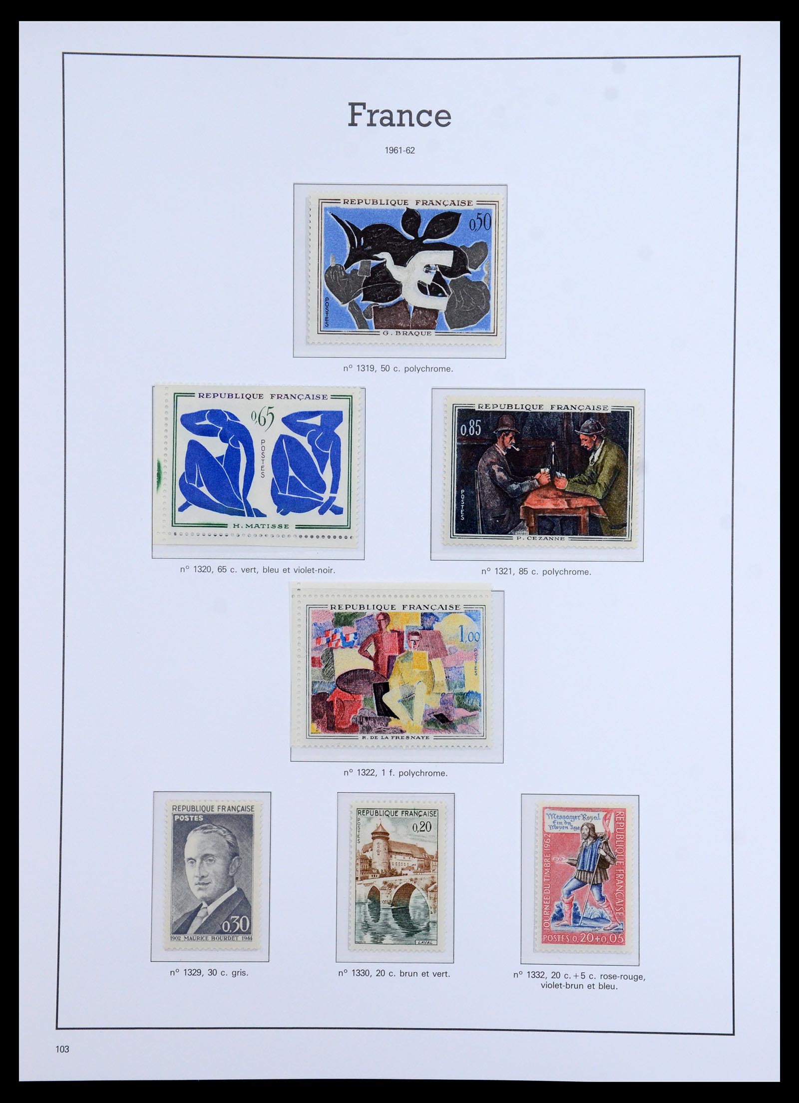 36201 0095 - Postzegelverzameling 36201 Frankrijk 1900-2019!