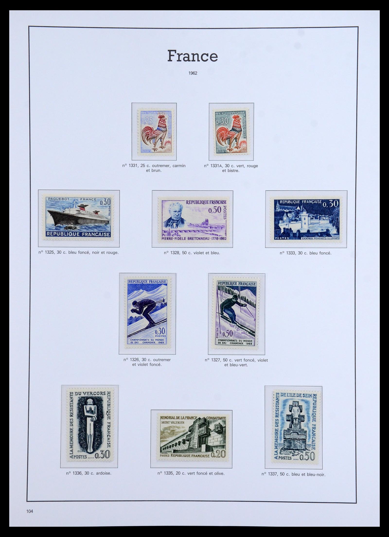 36201 0096 - Postzegelverzameling 36201 Frankrijk 1900-2019!