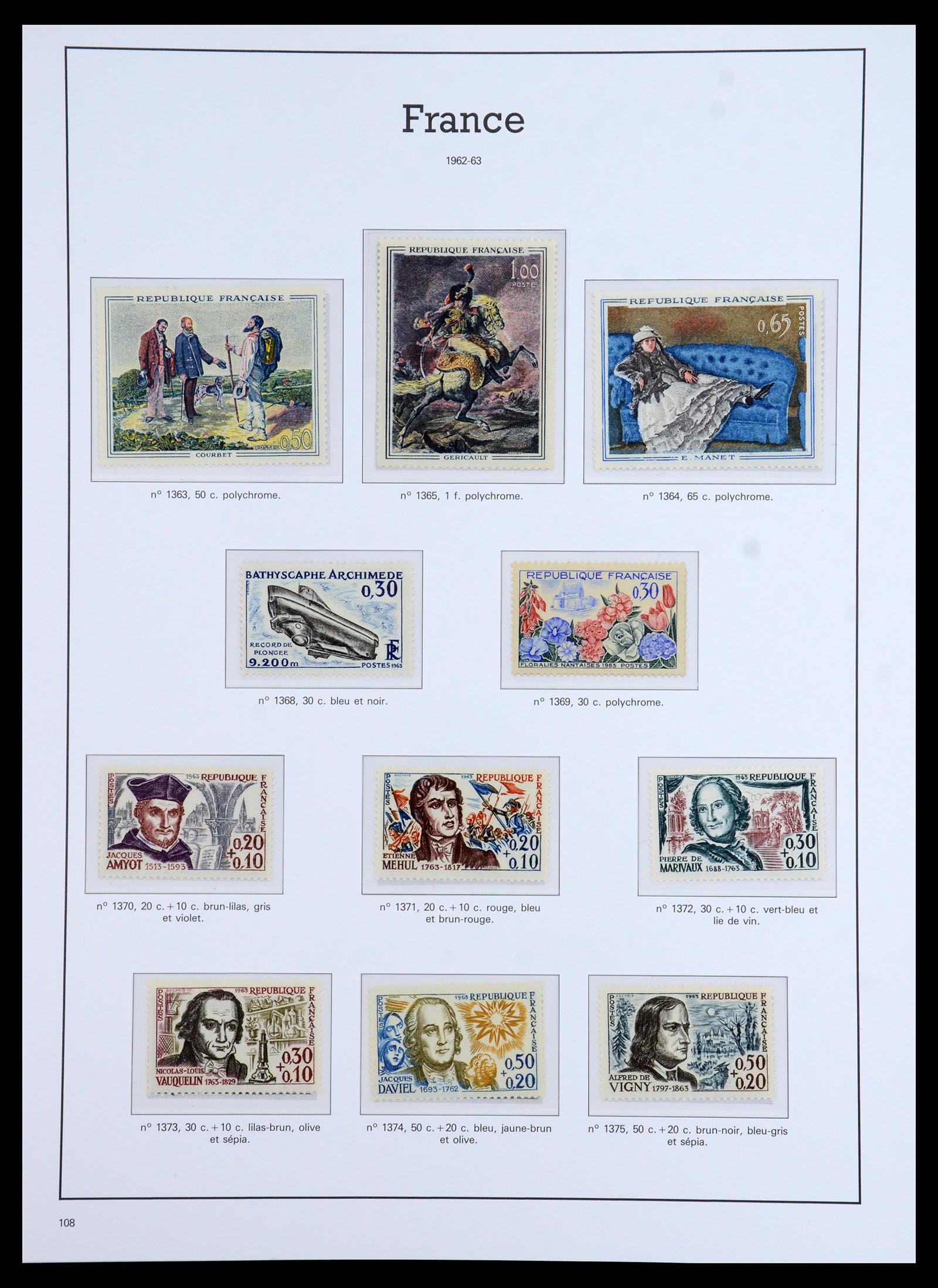 36201 0100 - Postzegelverzameling 36201 Frankrijk 1900-2019!