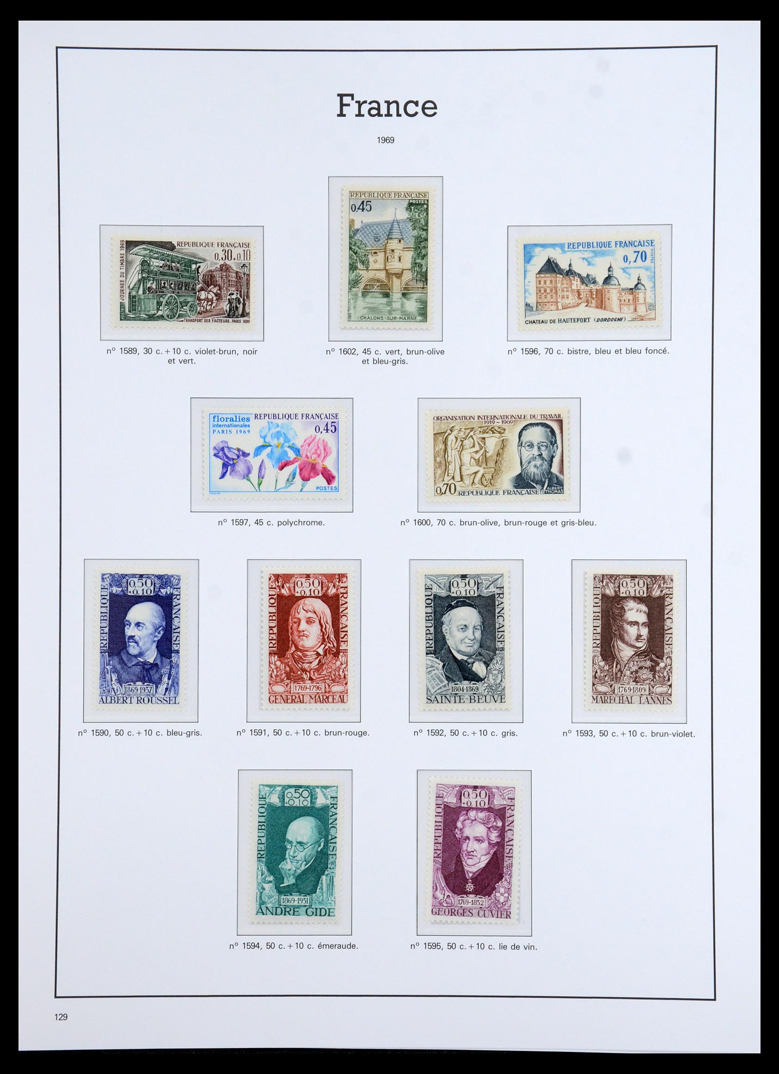36201 0121 - Postzegelverzameling 36201 Frankrijk 1900-2019!