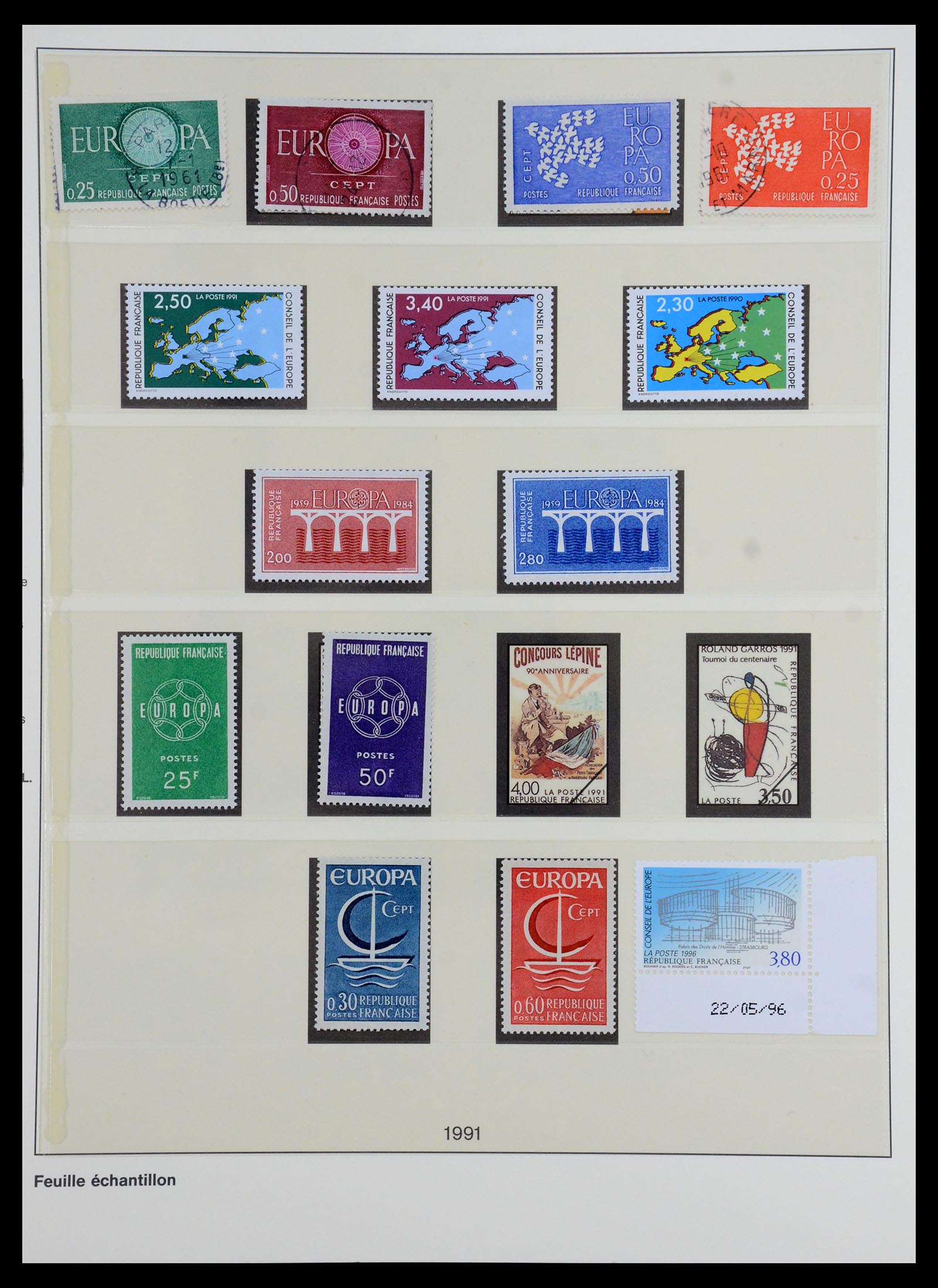 36201 0137 - Postzegelverzameling 36201 Frankrijk 1900-2019!