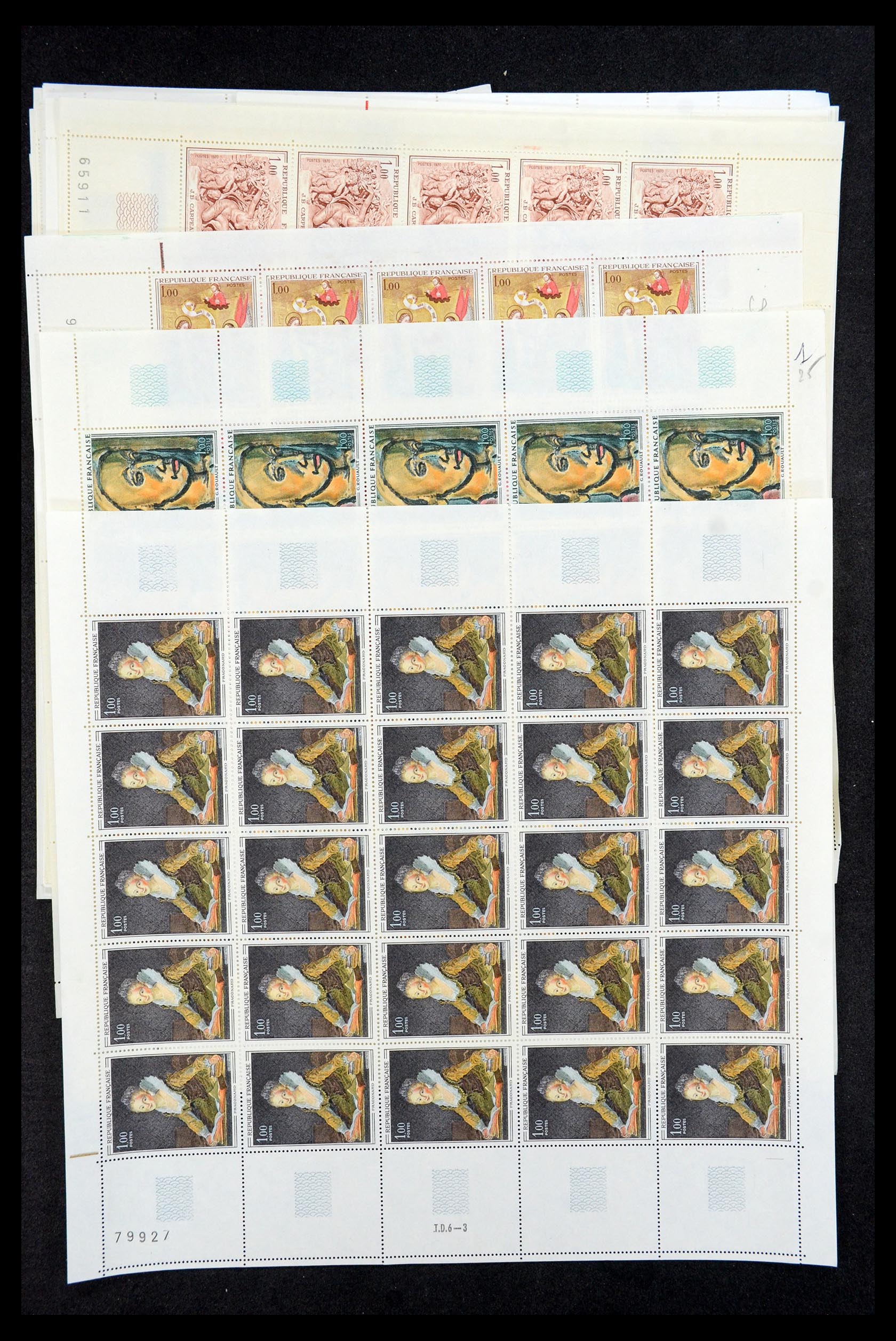 36201 1001 - Postzegelverzameling 36201 Frankrijk 1900-2019!