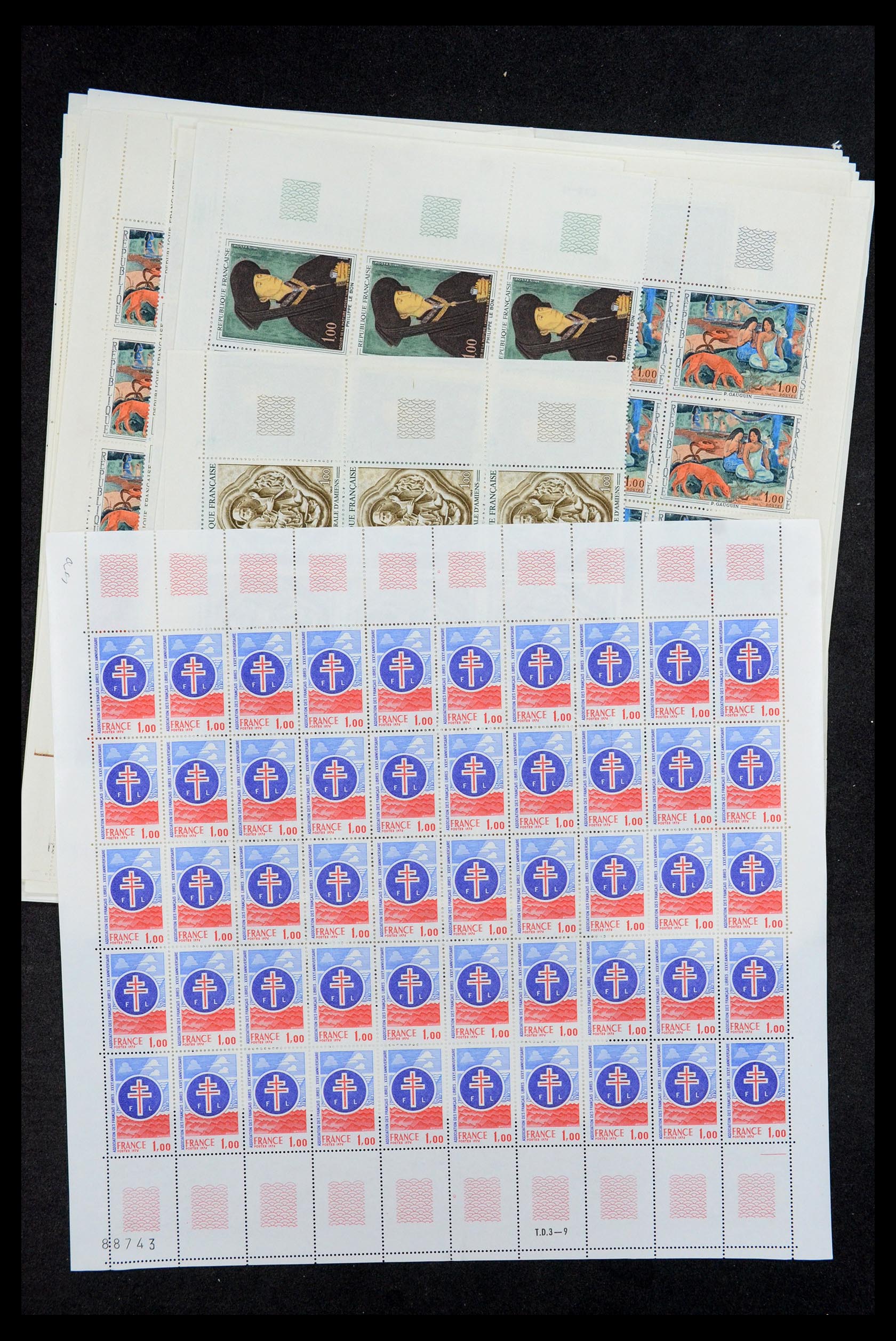 36201 1004 - Postzegelverzameling 36201 Frankrijk 1900-2019!