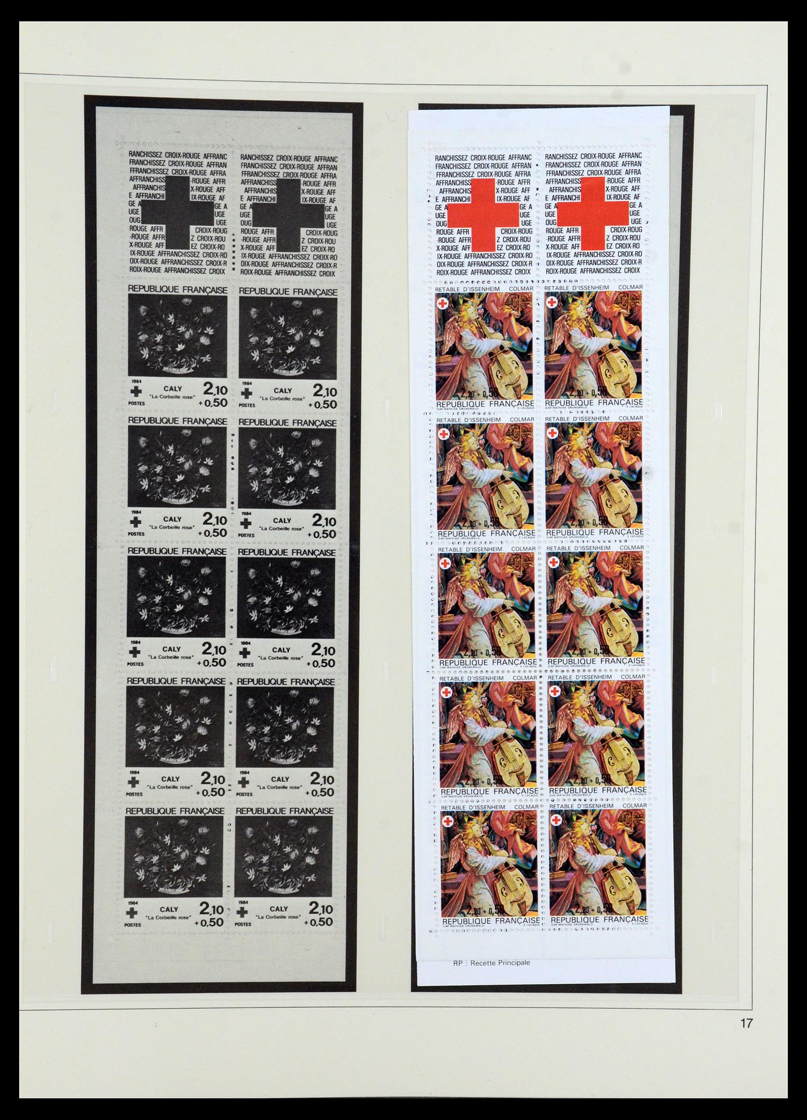 36202 032 - Stamp collection 36202 France red cross booklets 1952-2005.