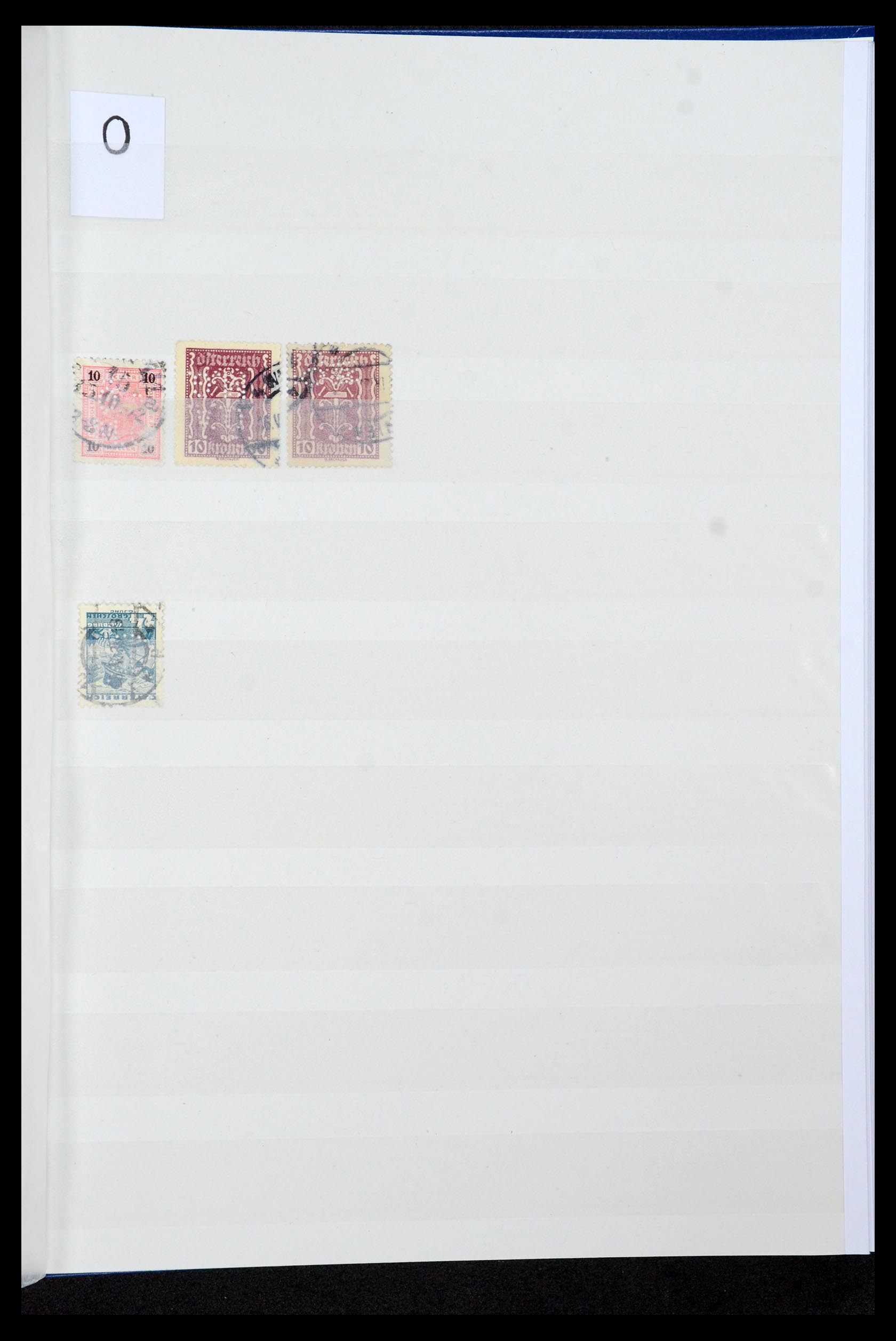 36224 085 - Postzegelverzameling 36224 Wereld perfins 1890-1950.