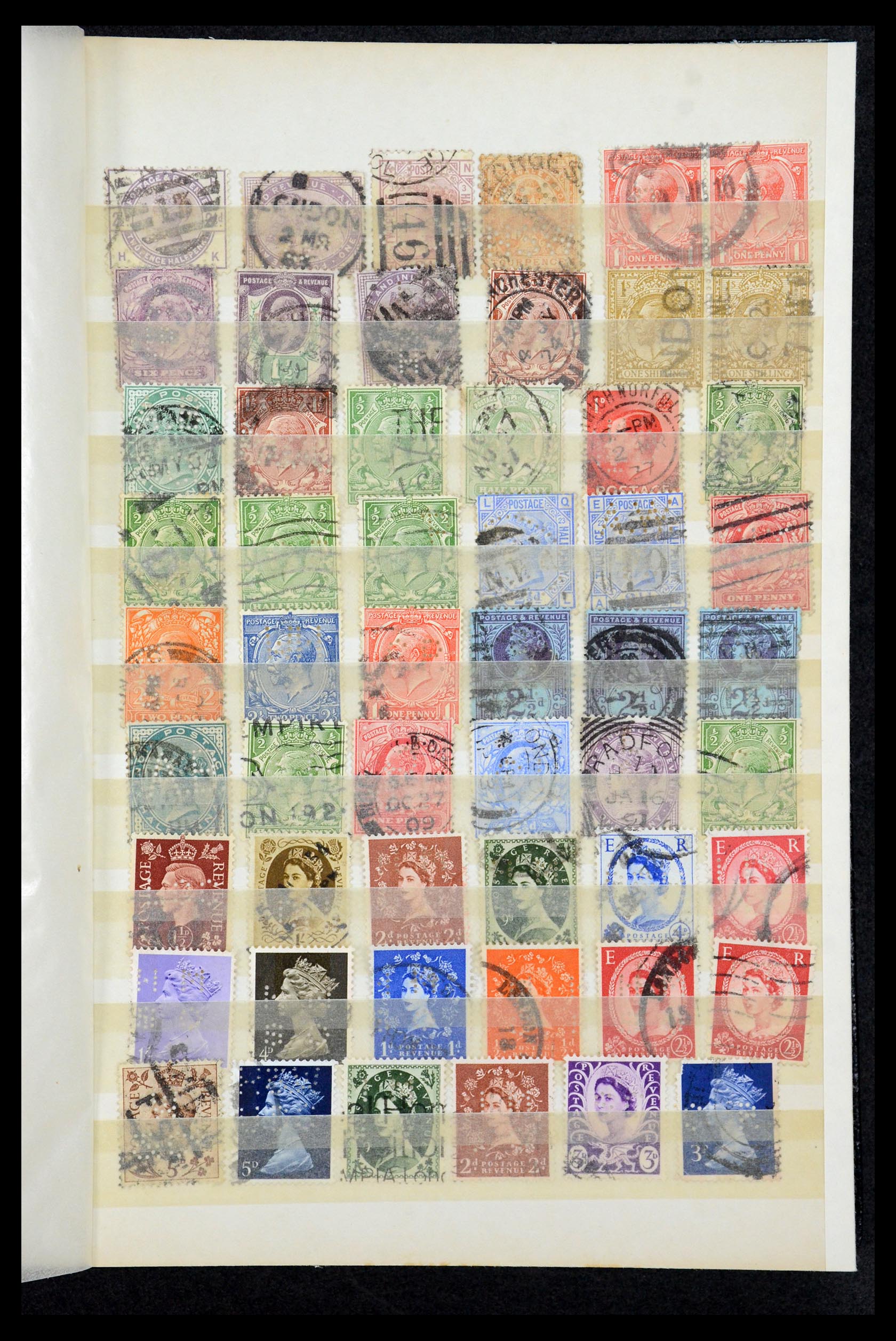 36224 320 - Postzegelverzameling 36224 Wereld perfins 1890-1950.