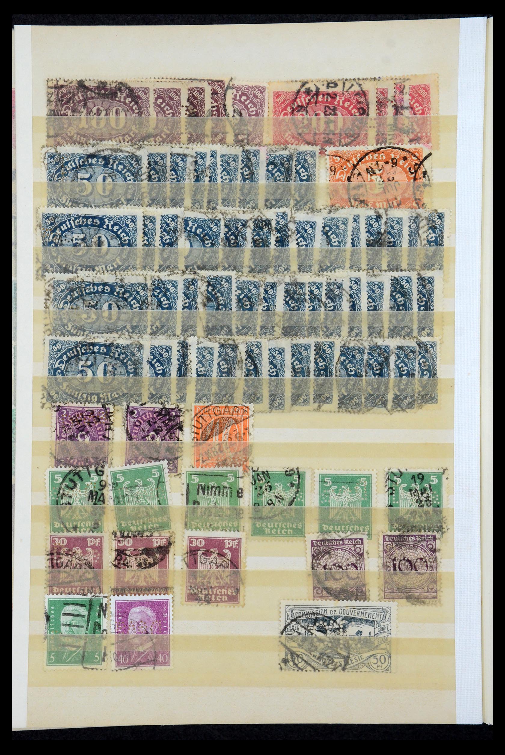 36224 343 - Postzegelverzameling 36224 Wereld perfins 1890-1950.