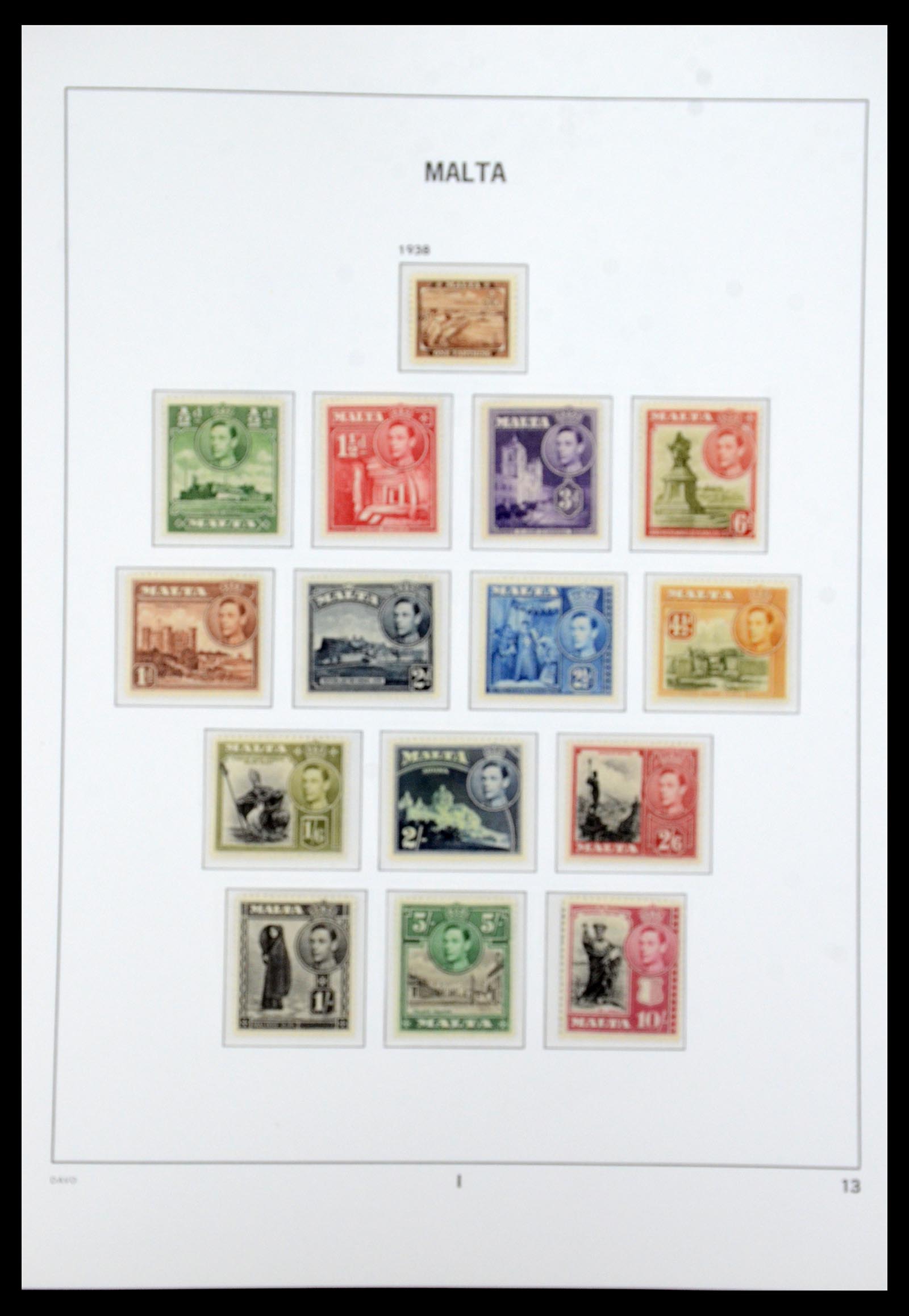 36233 022 - Stamp collection 36233 Gibraltar and Malta 1884-1964.