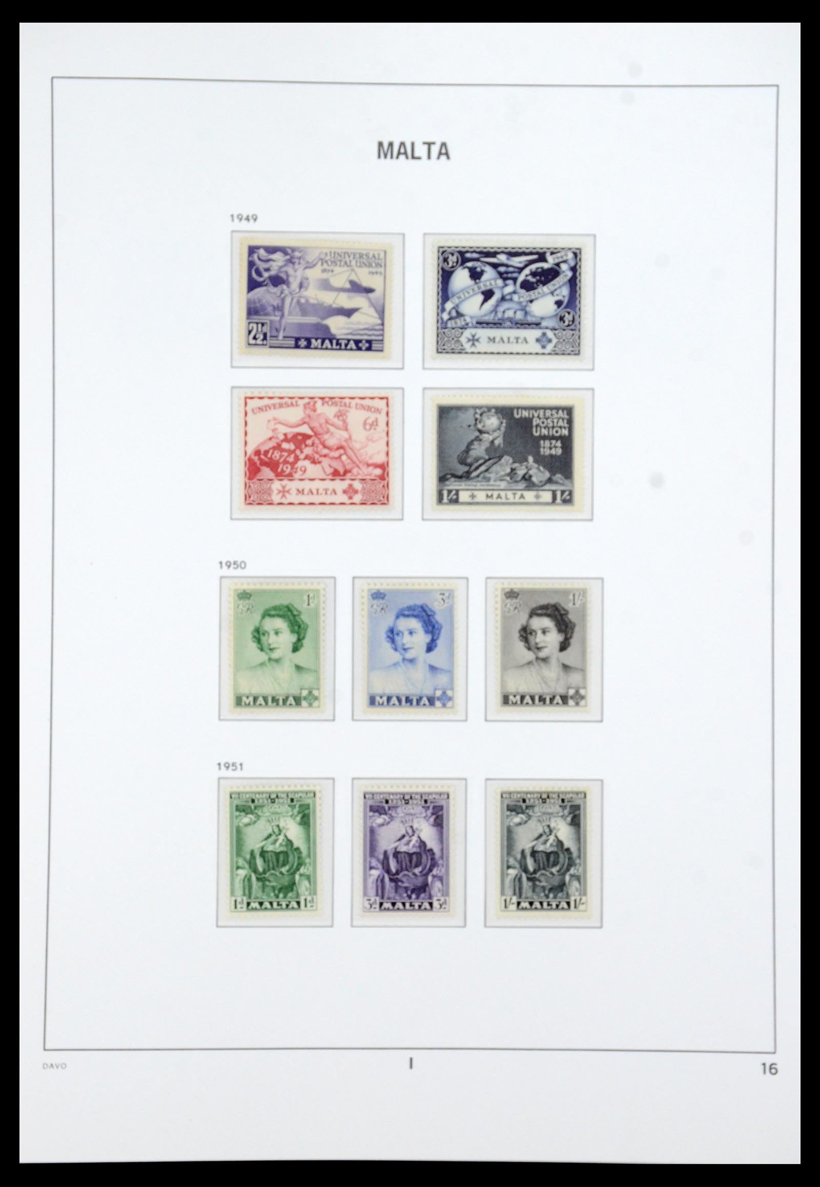 36233 025 - Stamp collection 36233 Gibraltar and Malta 1884-1964.