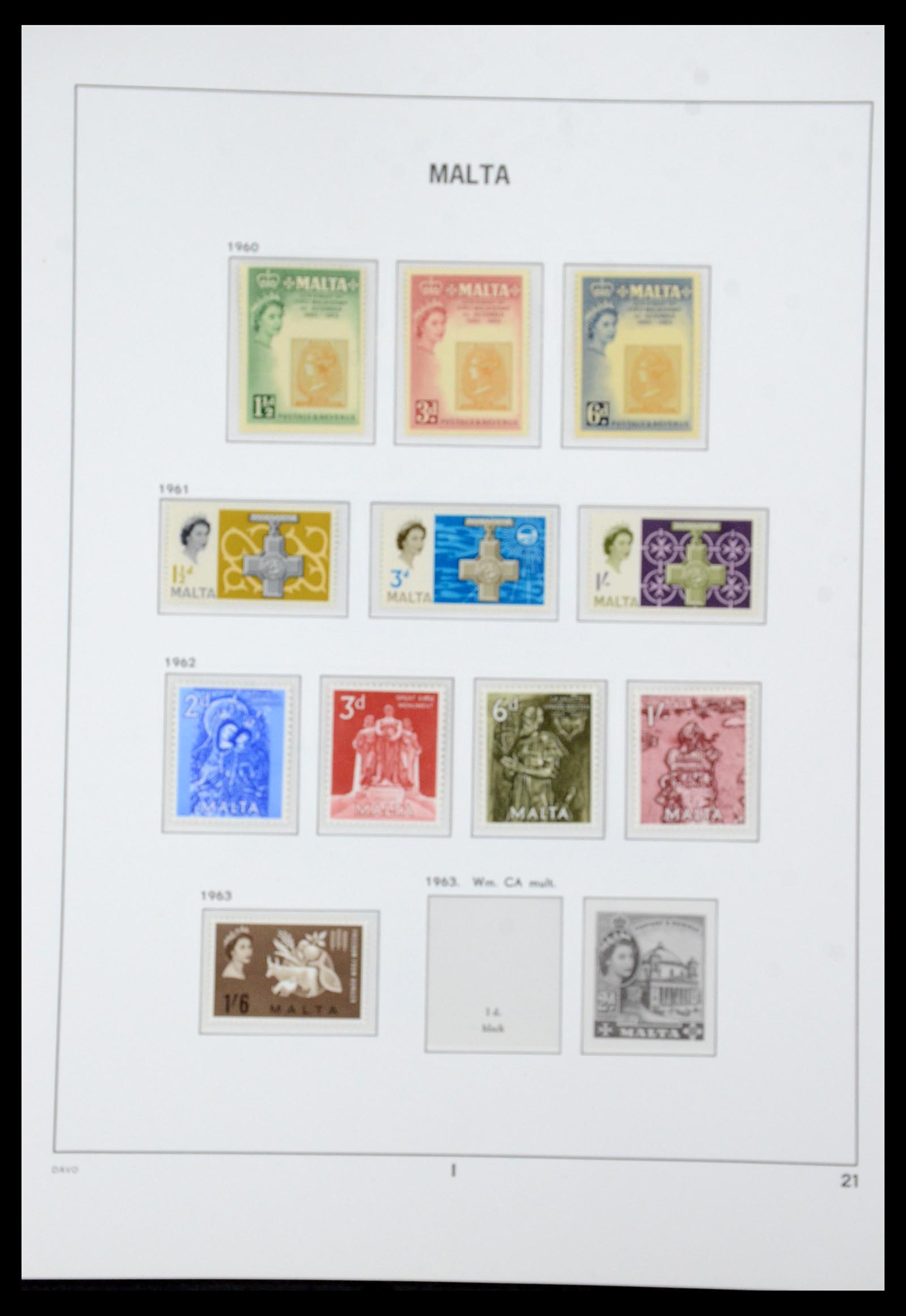 36233 030 - Stamp collection 36233 Gibraltar and Malta 1884-1964.
