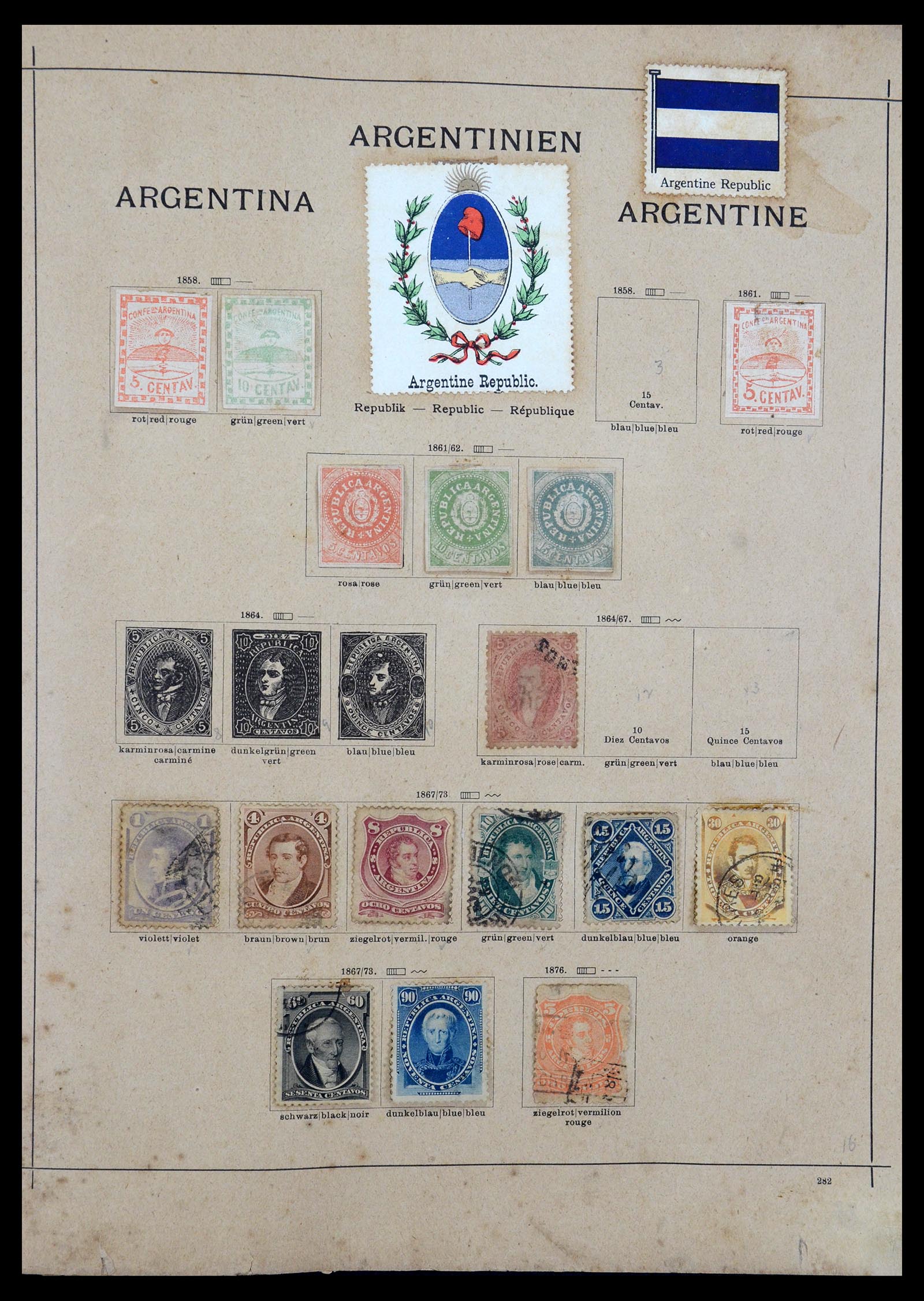 36235 001 - Stamp collection 36235 South America 1853-1935.