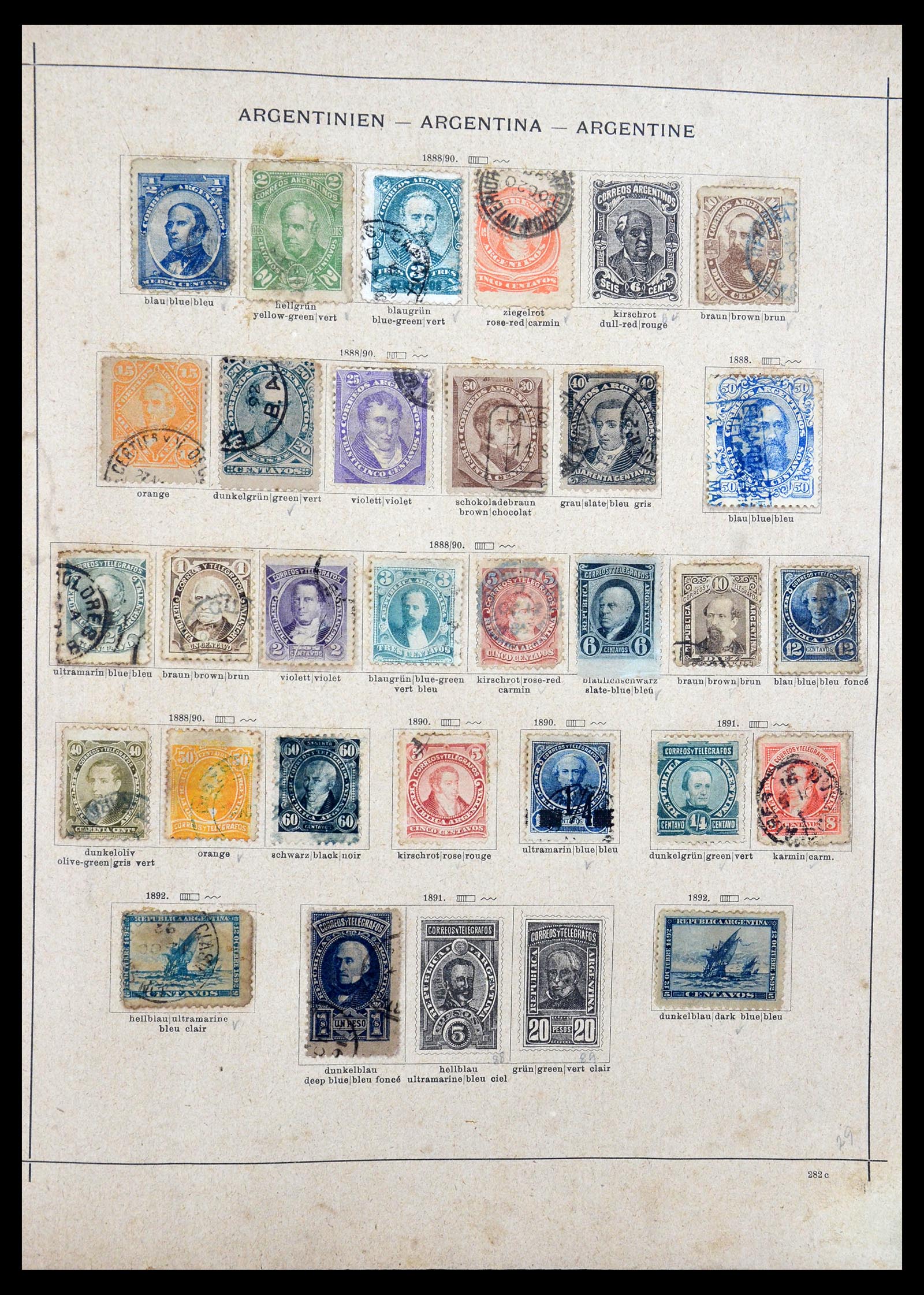 36235 004 - Stamp collection 36235 South America 1853-1935.