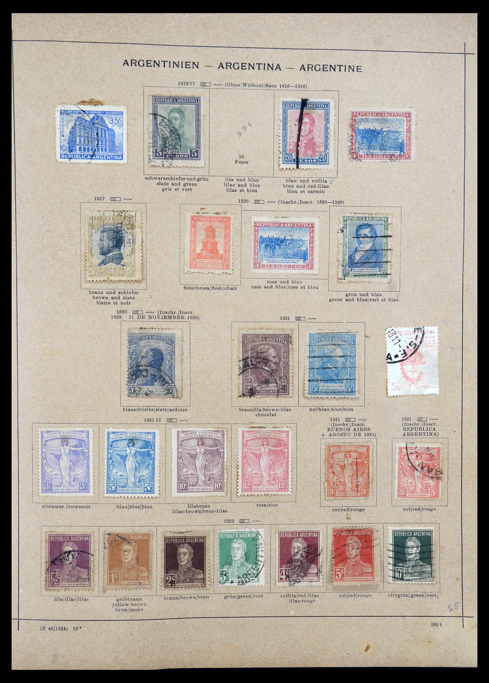 36235 010 - Stamp collection 36235 South America 1853-1935.