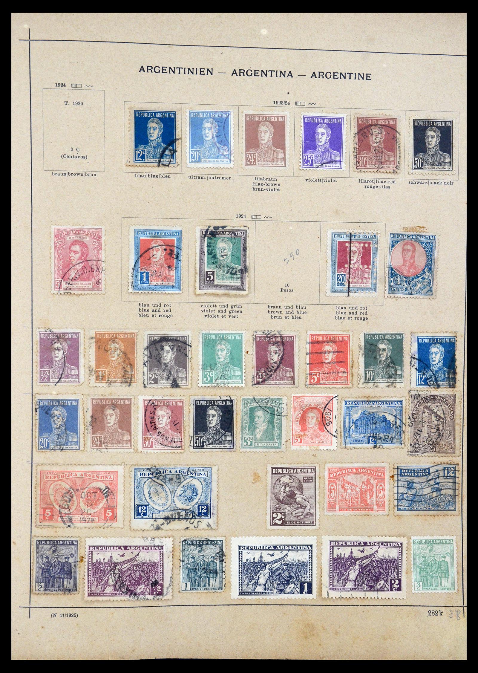 36235 011 - Stamp collection 36235 South America 1853-1935.