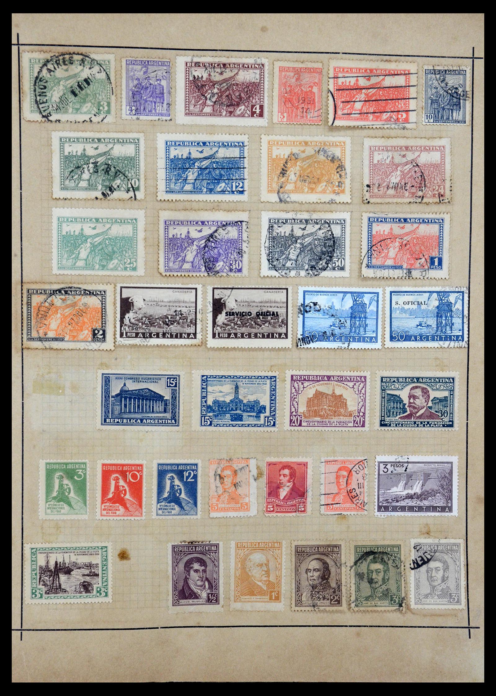 36235 012 - Stamp collection 36235 South America 1853-1935.