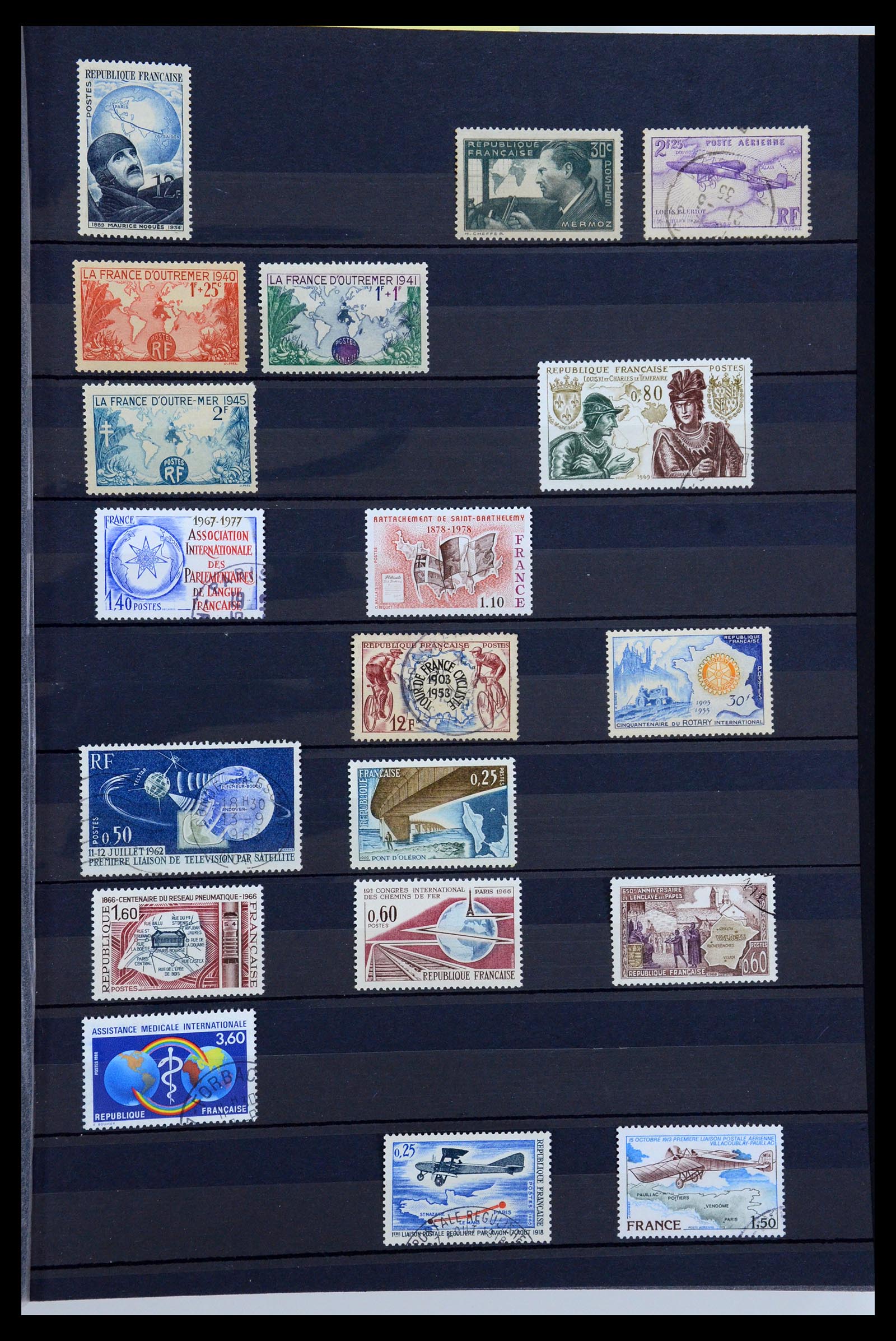 36238 003 - Postzegelverzameling 36238 Motief landkaarten 1900-2000.