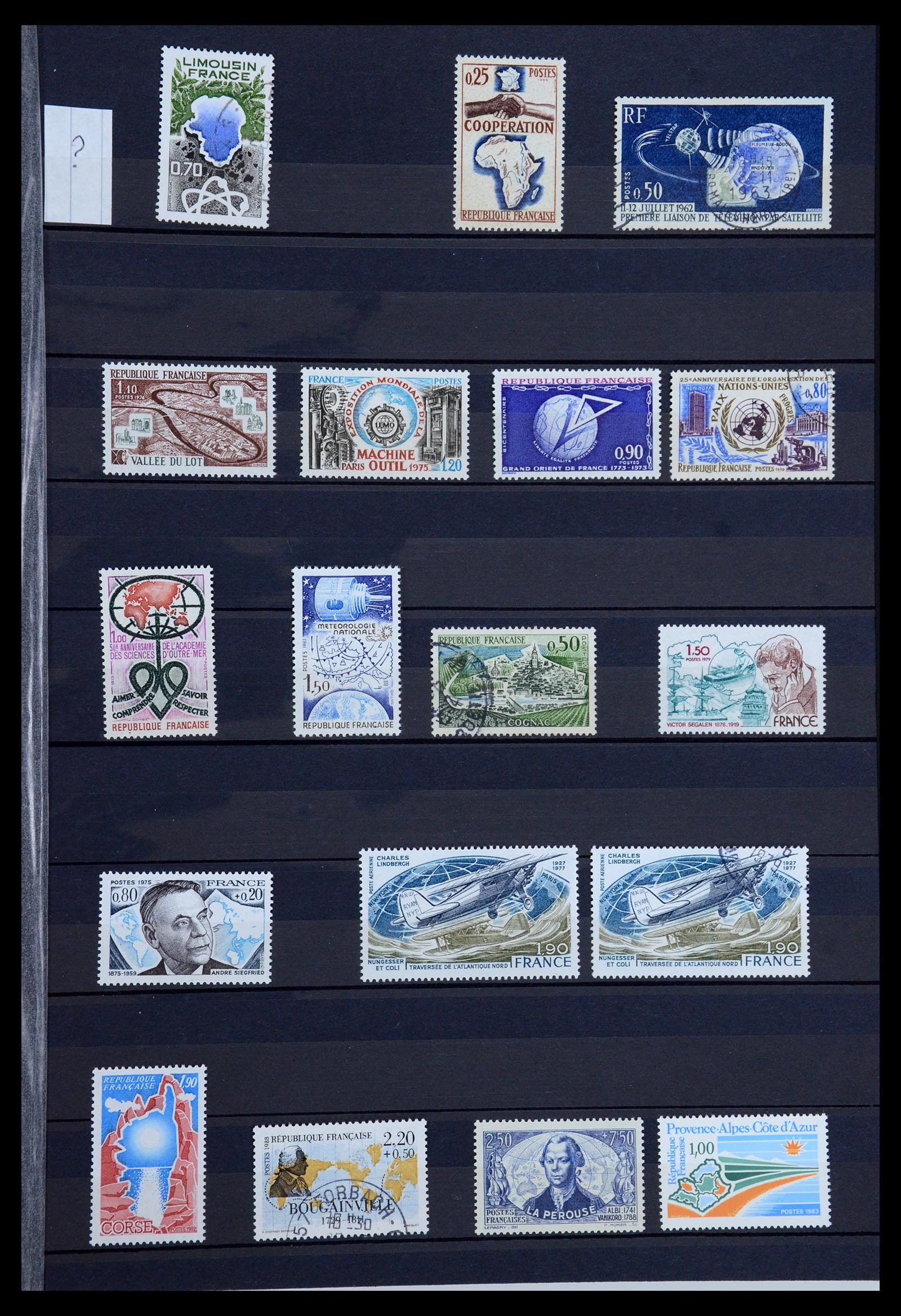 36238 005 - Postzegelverzameling 36238 Motief landkaarten 1900-2000.