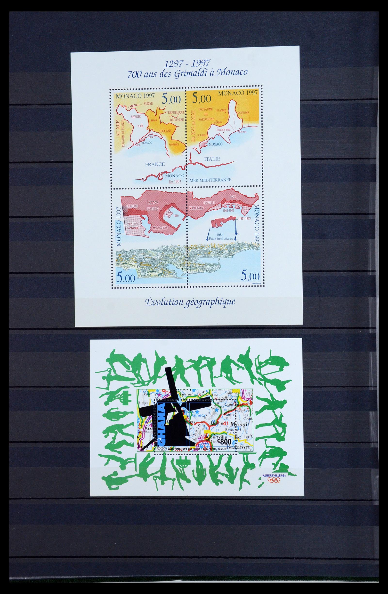 36238 006 - Postzegelverzameling 36238 Motief landkaarten 1900-2000.