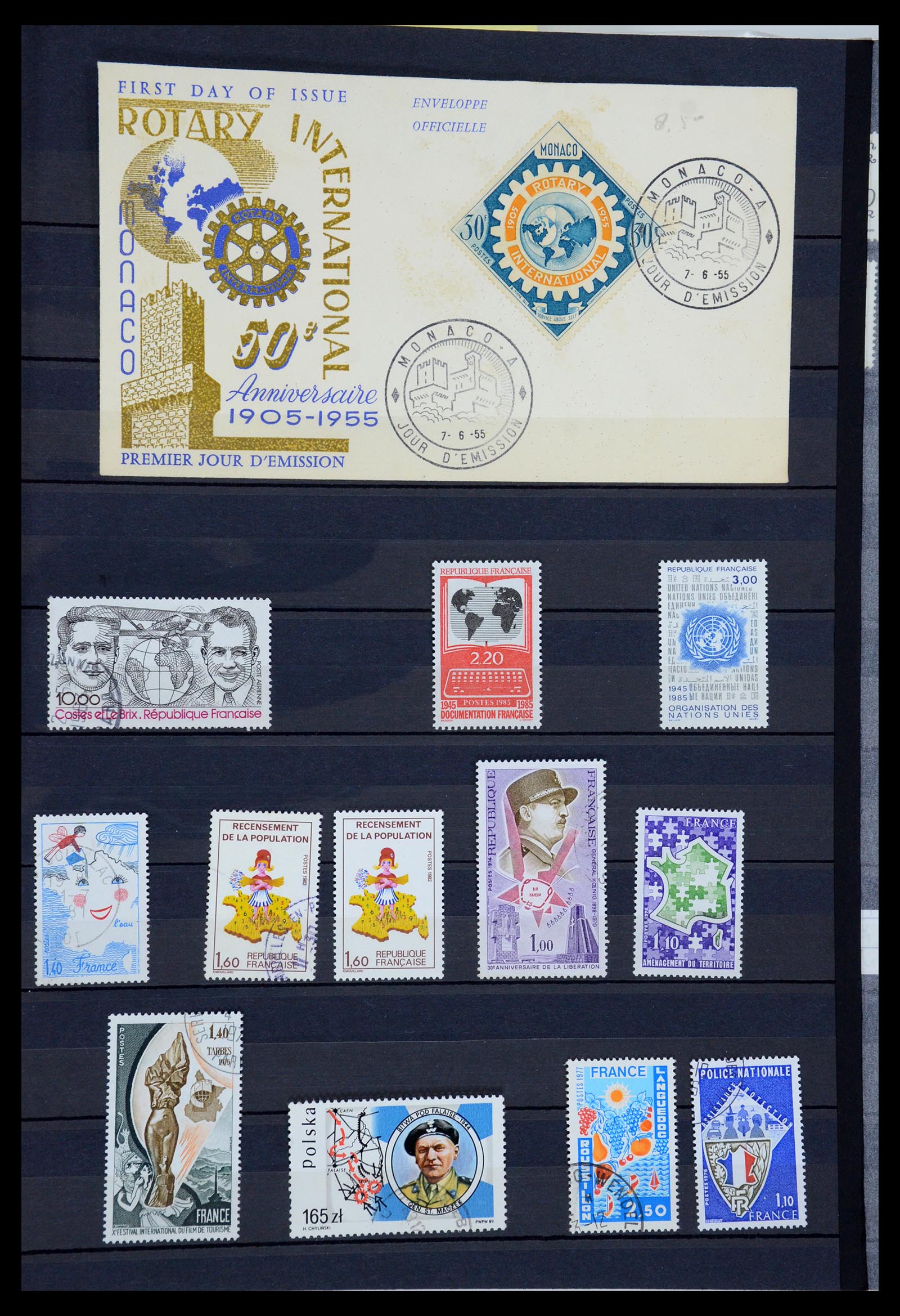 36238 007 - Postzegelverzameling 36238 Motief landkaarten 1900-2000.
